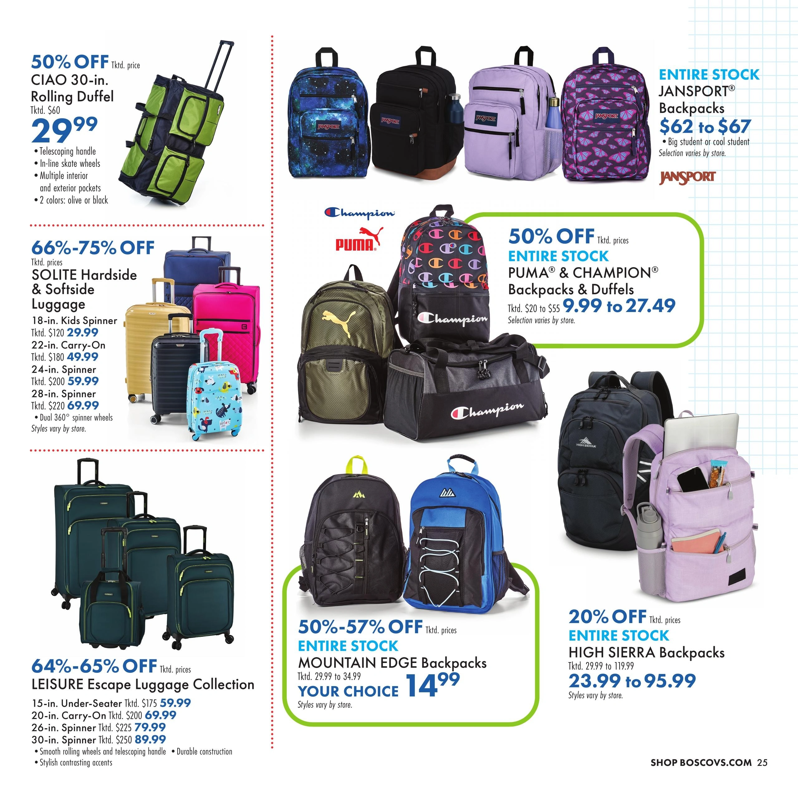 Boscov's flyer page 25