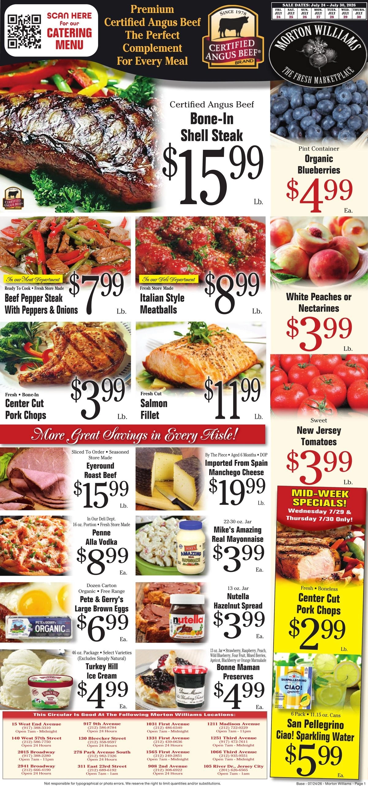 Morton Williams Supermarket flyer page 1