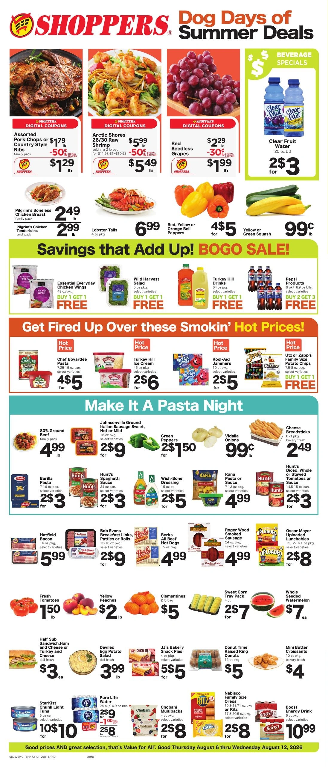Shoppers flyer page 1