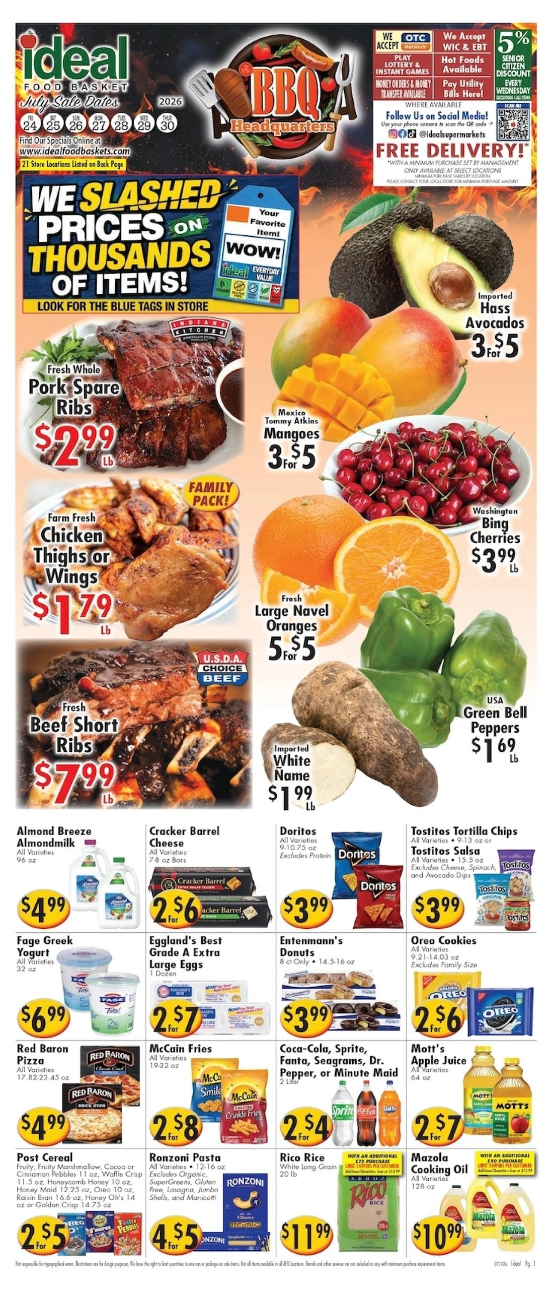 Putnam Lake Market flyer page 1