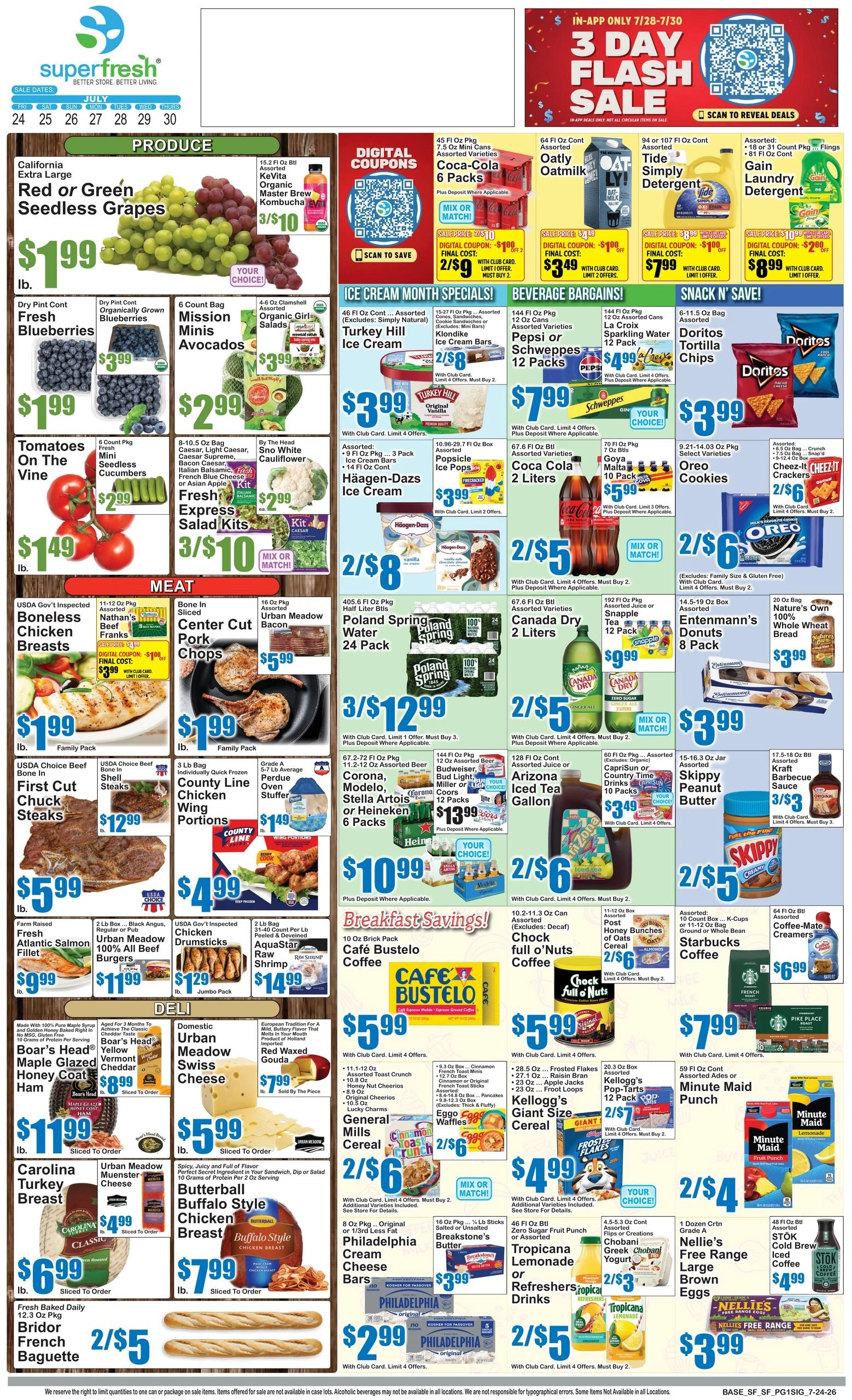 SuperFresh flyer page 1