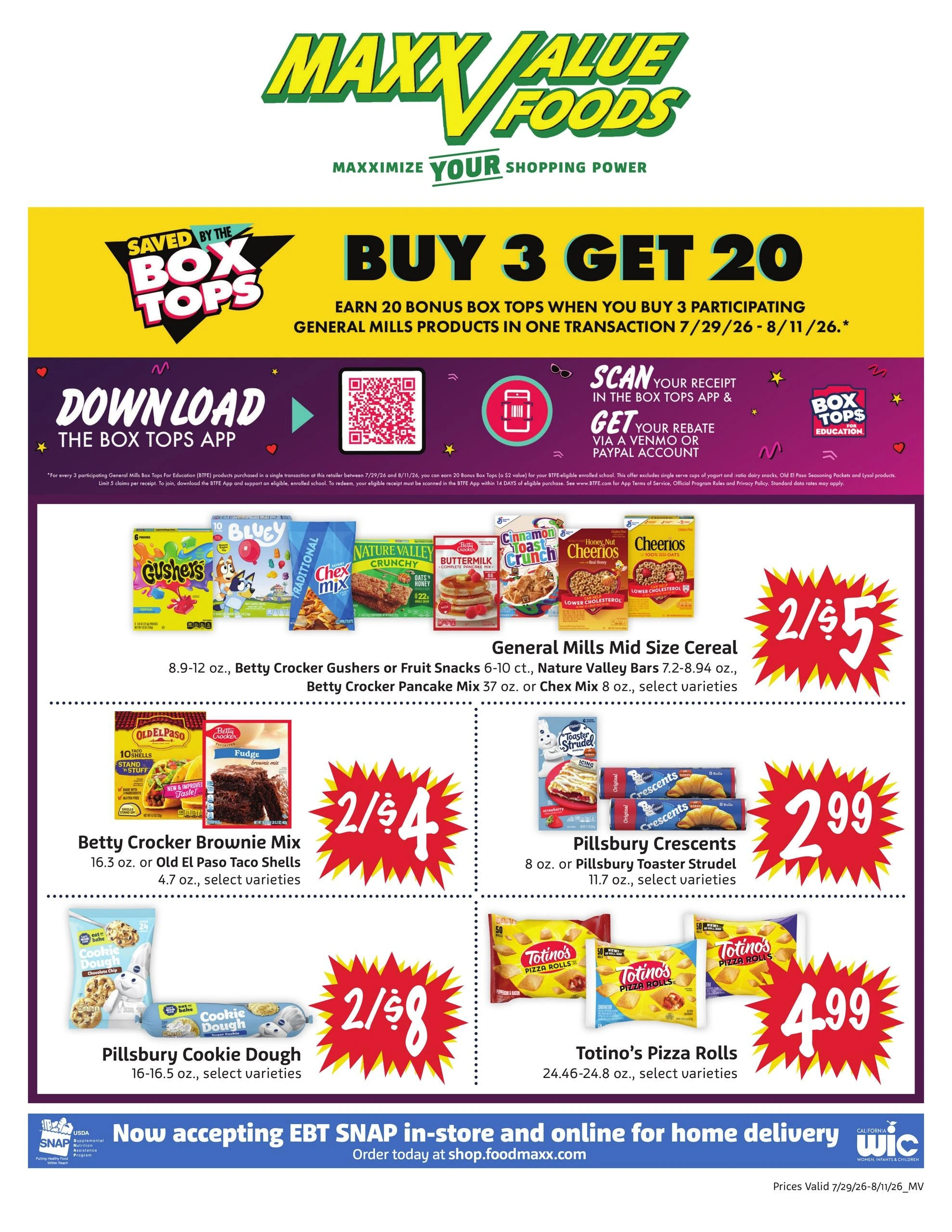 FoodMaxx flyer page 1