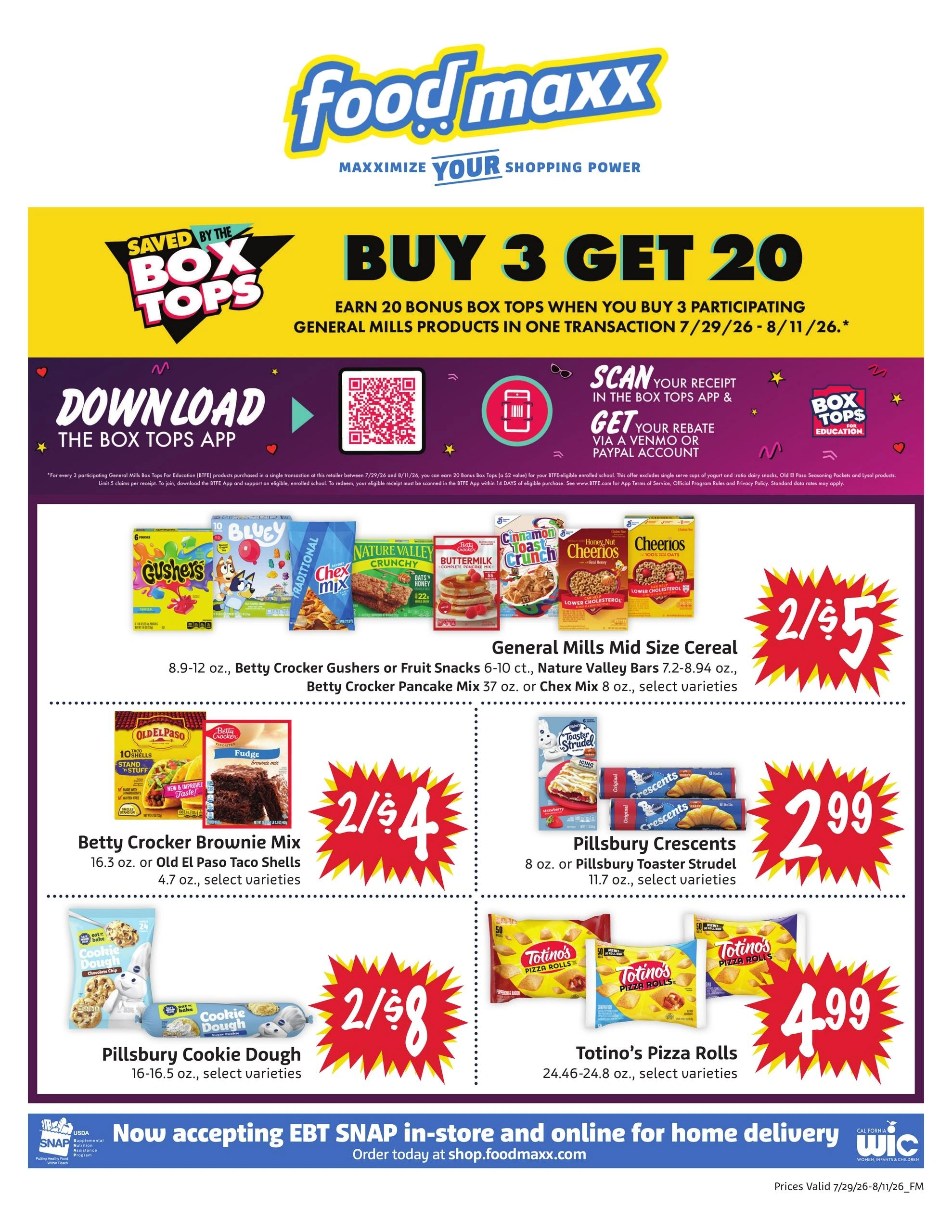 FoodMaxx flyer page 1