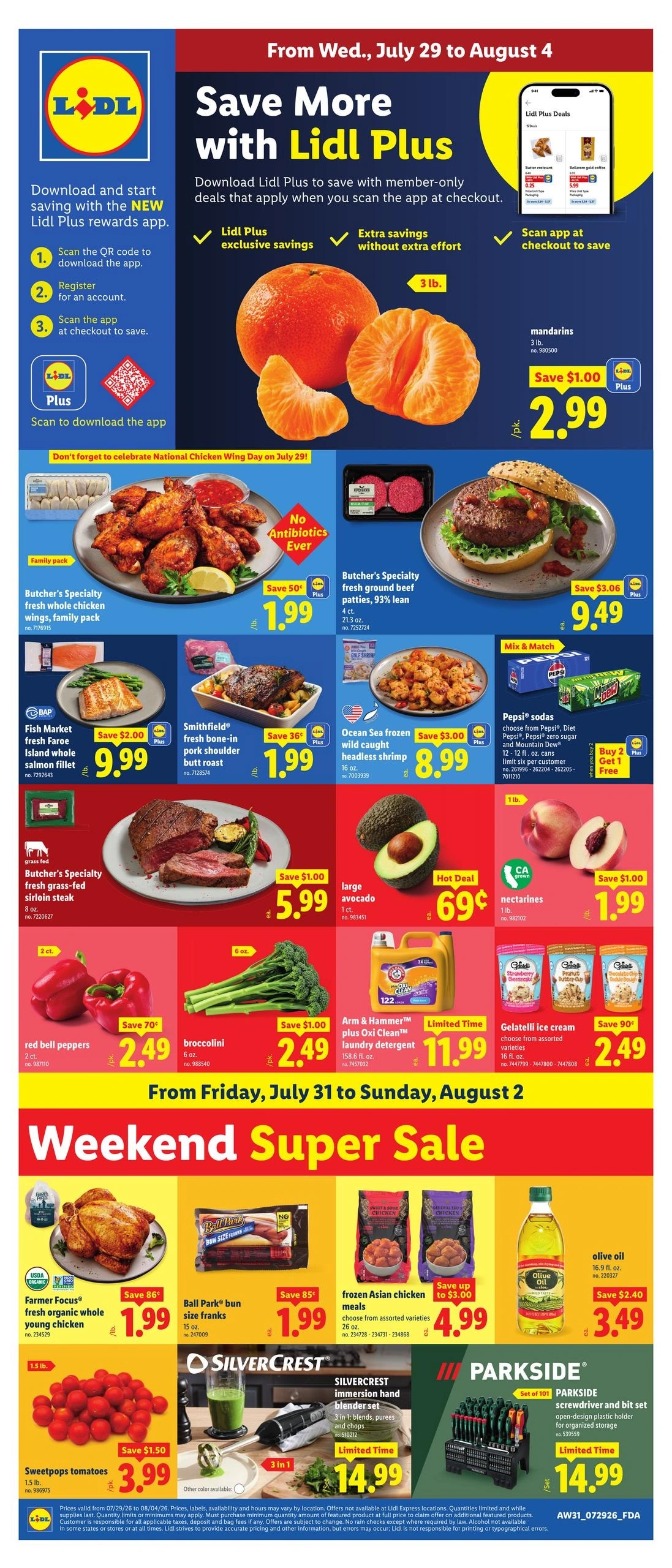 Lidl flyer page 1