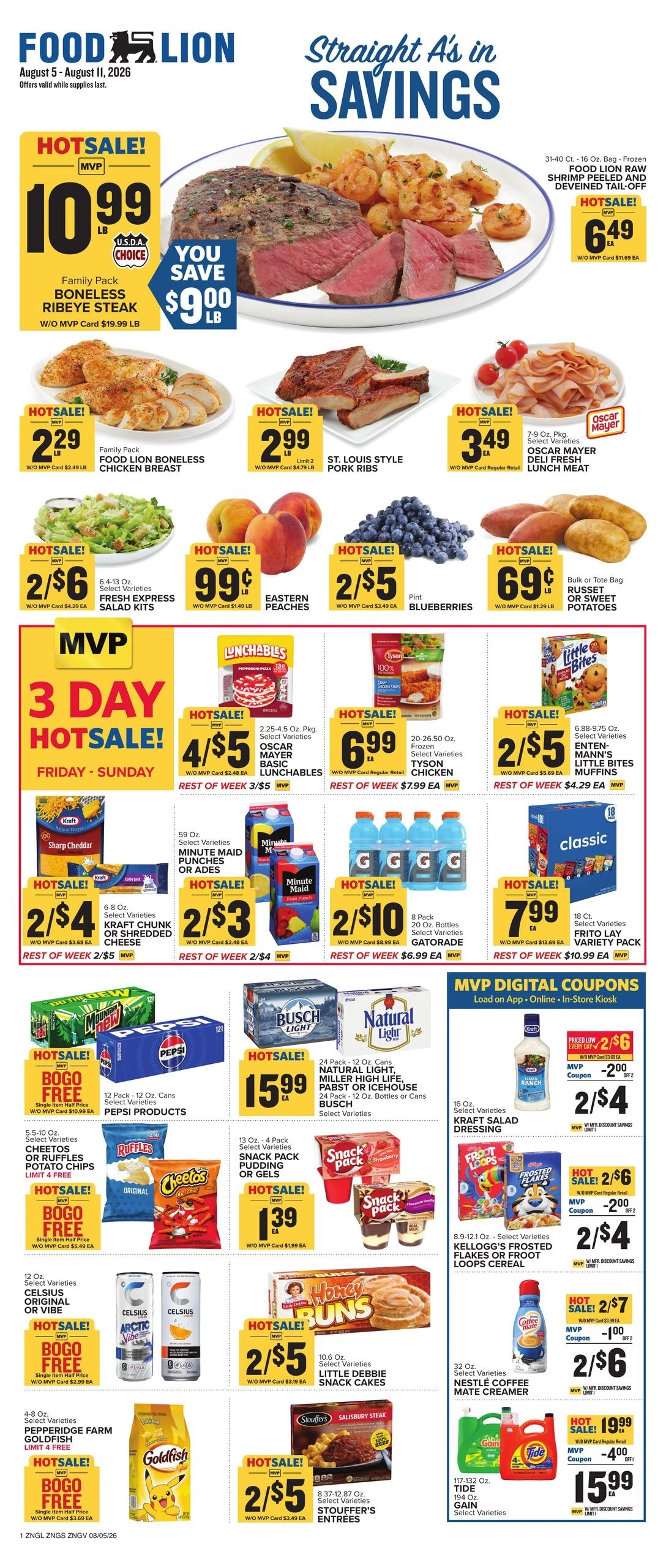 Food Lion flyer page 1