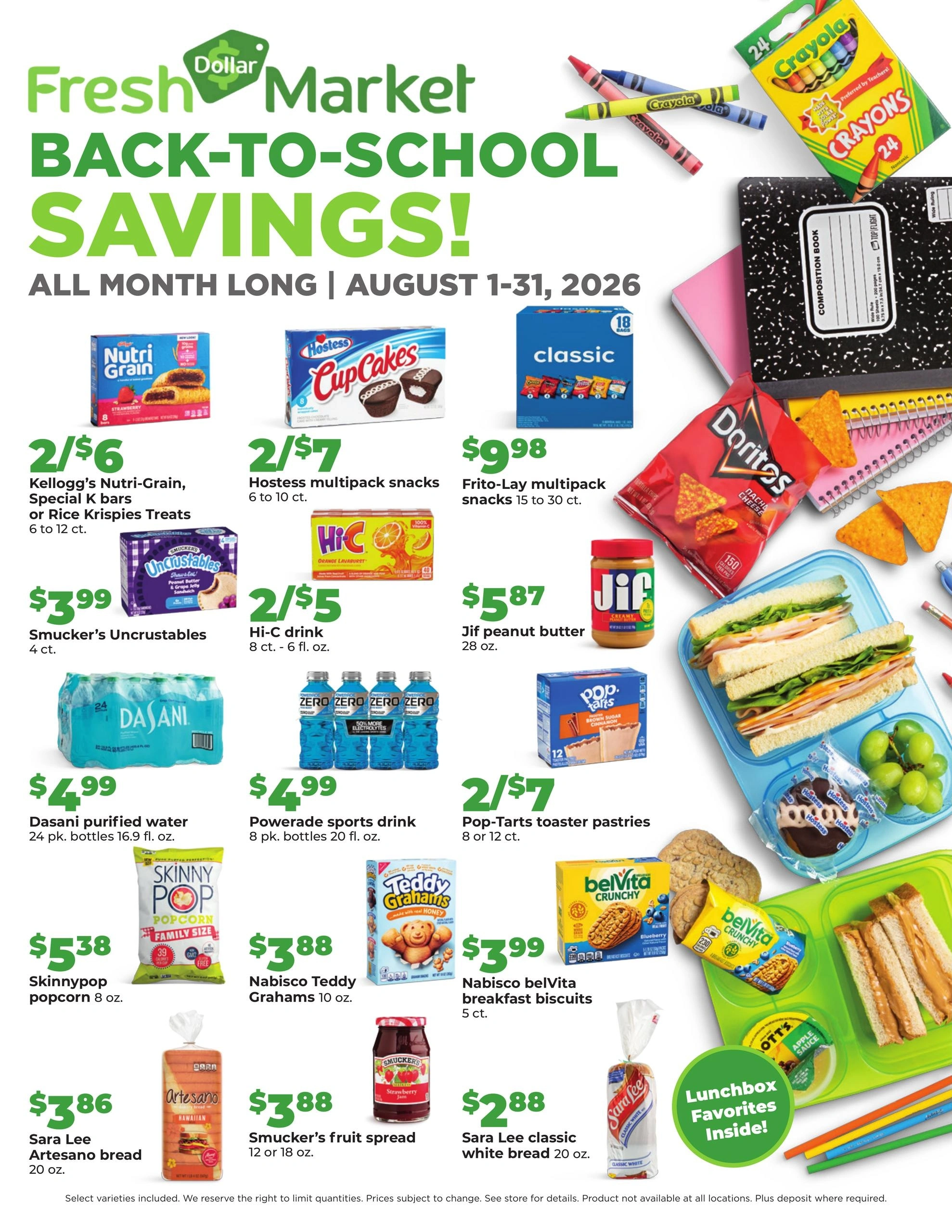 Hy-Vee flyer page 1