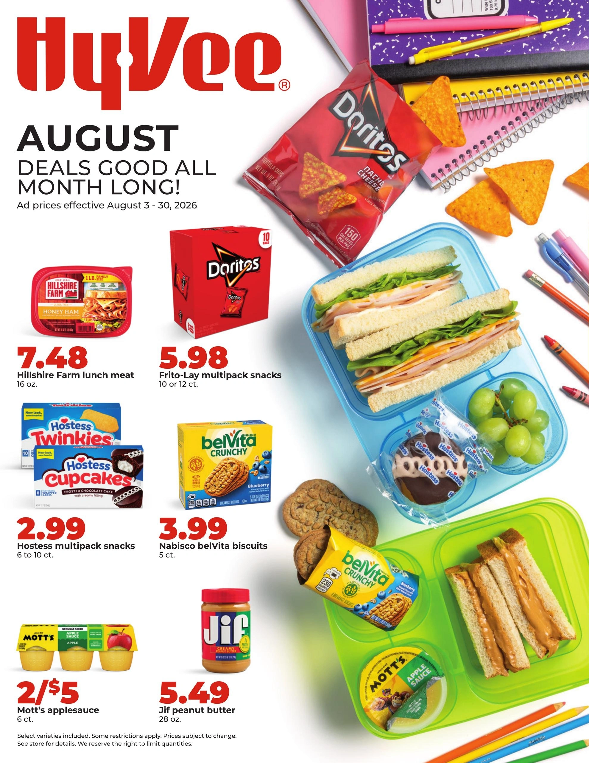 Hy-Vee flyer page 1