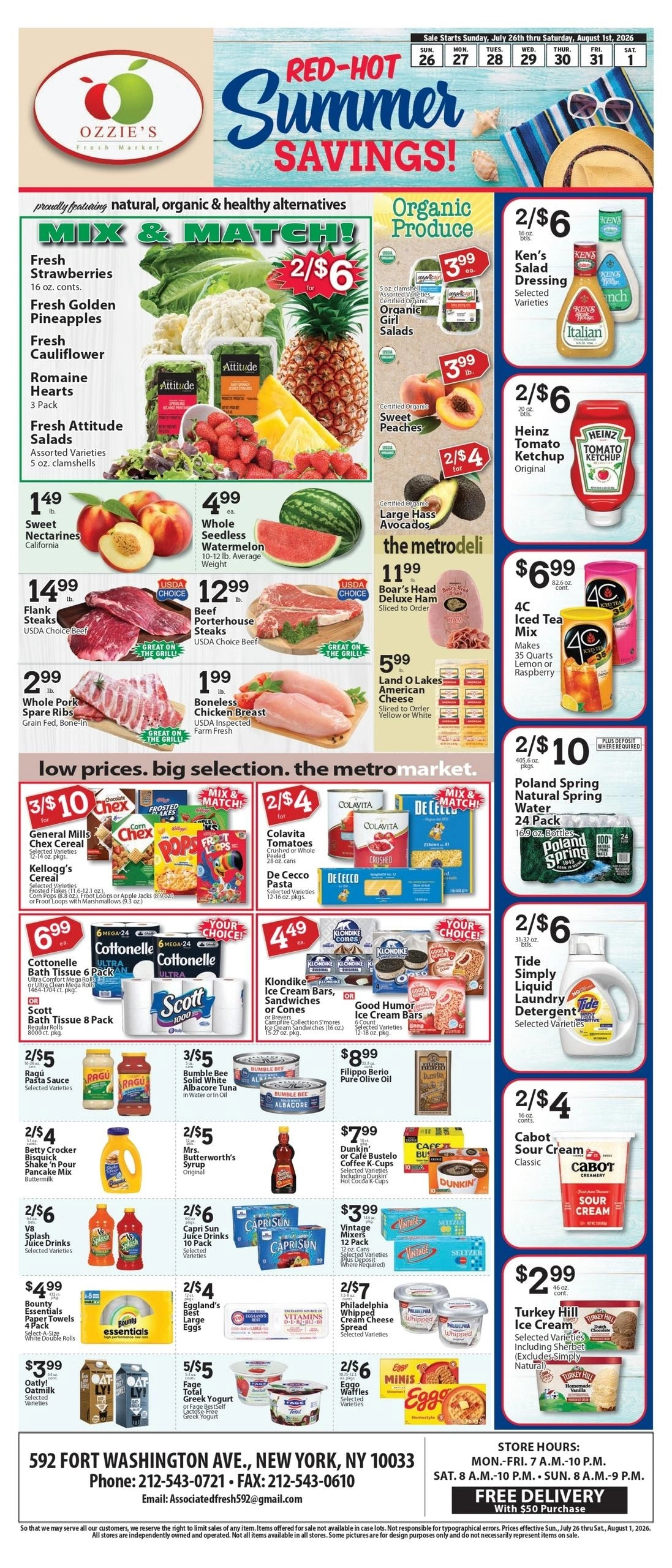 Associated Supermarkets flyer page 1