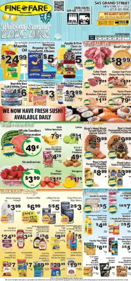 Fine Fare Supermarkets Weekly