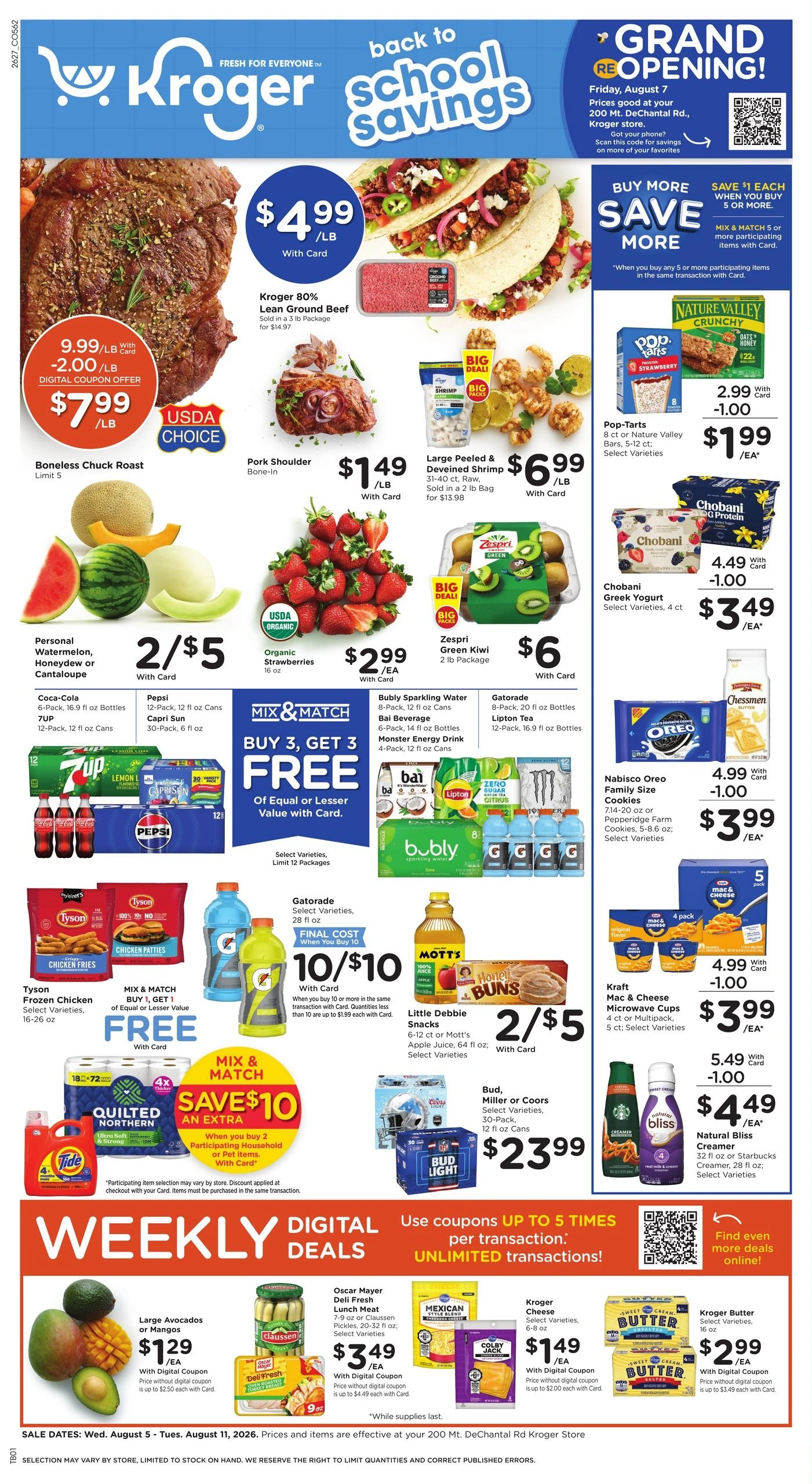 Kroger flyer page 1