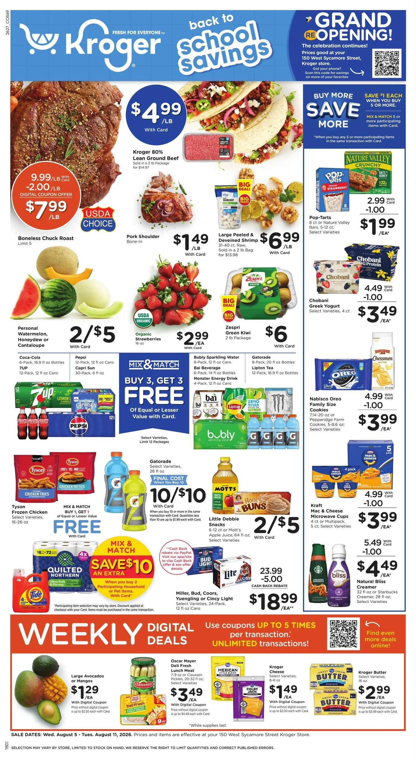 Kroger flyer page 1