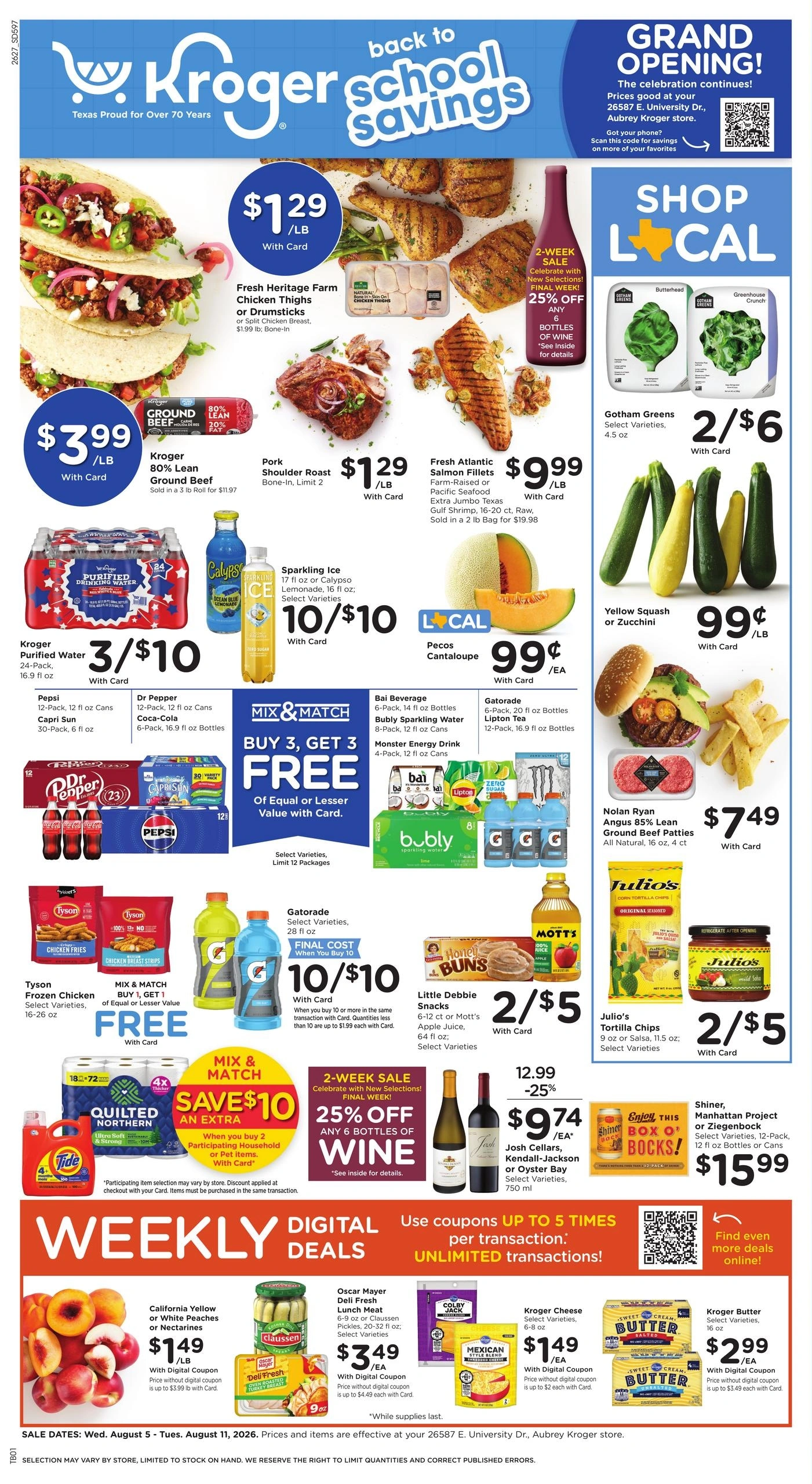Kroger flyer page 1