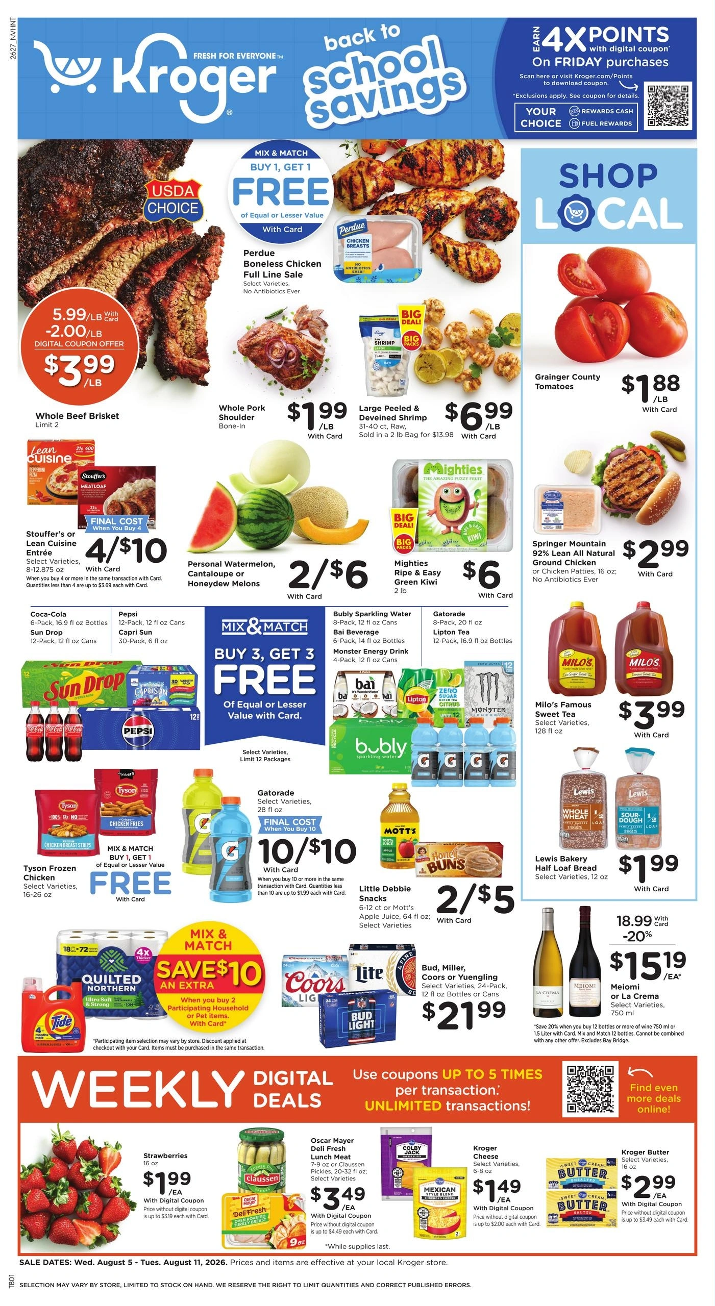 Kroger flyer page 1