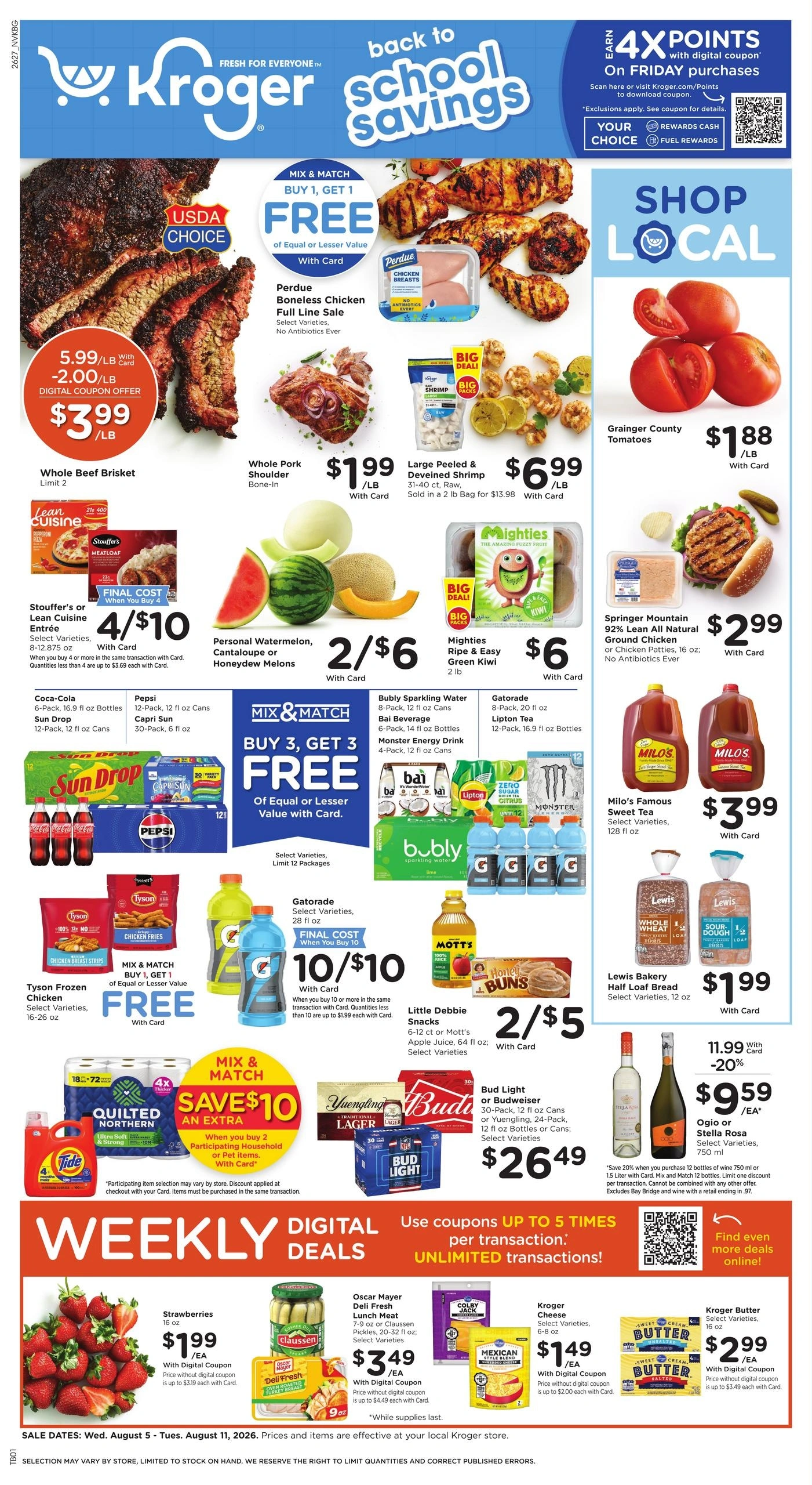 Kroger flyer page 1