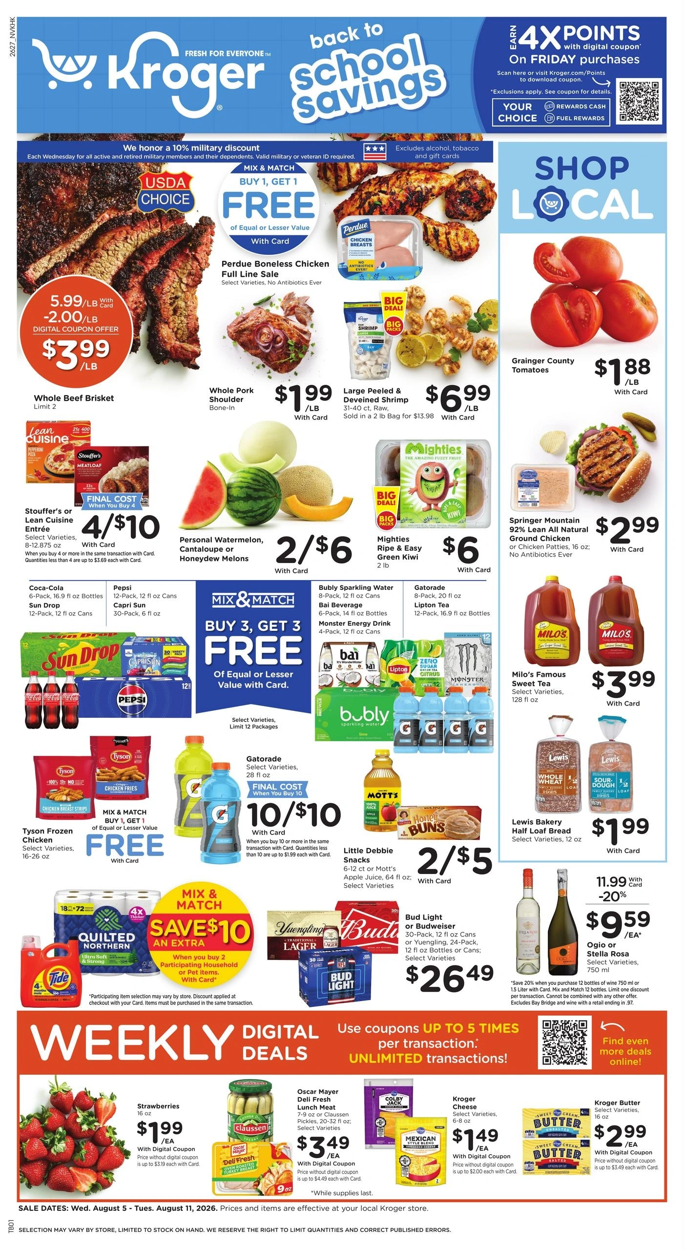 Kroger flyer page 1