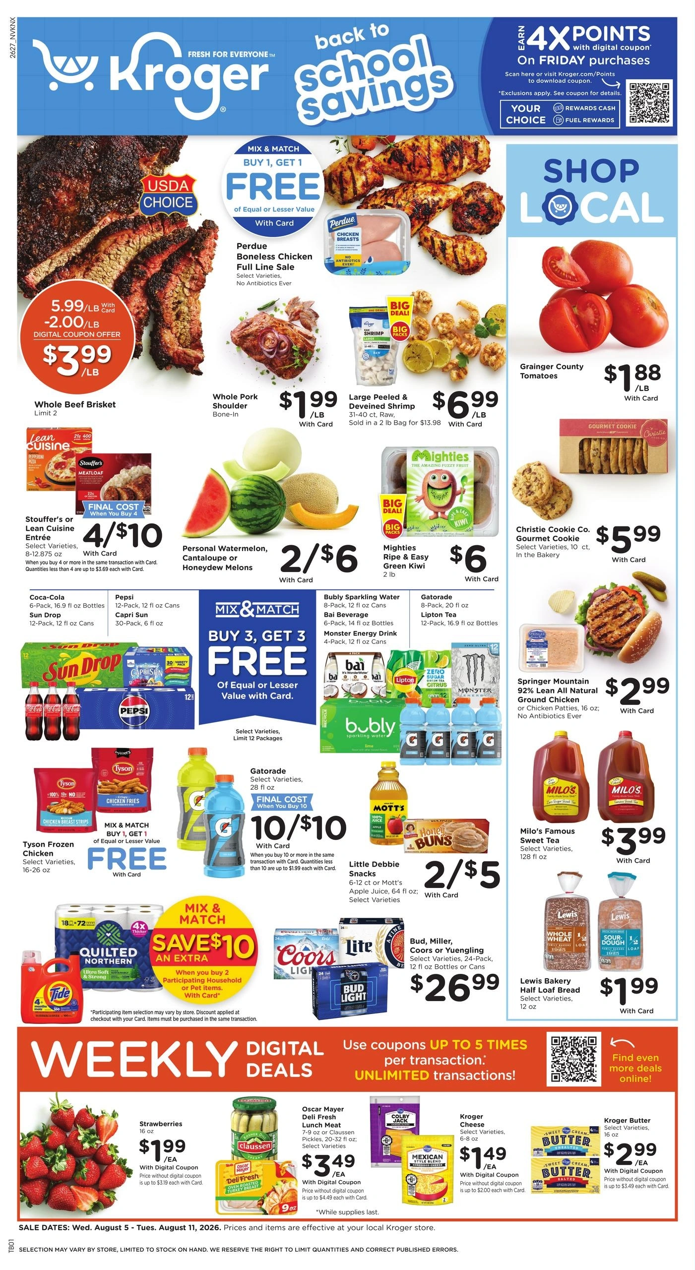Kroger flyer page 1