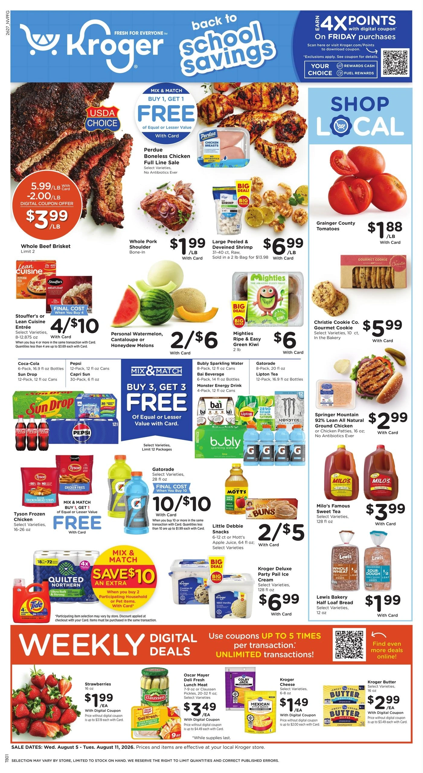 Kroger flyer page 1