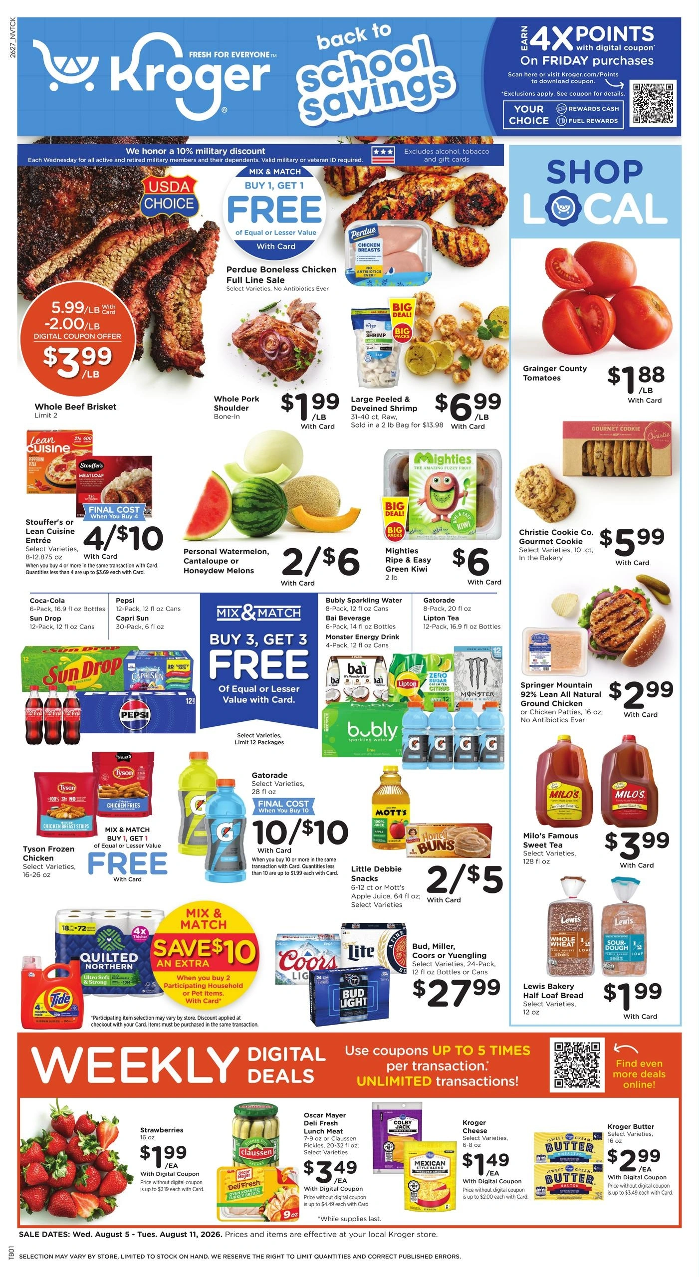 Kroger flyer page 1