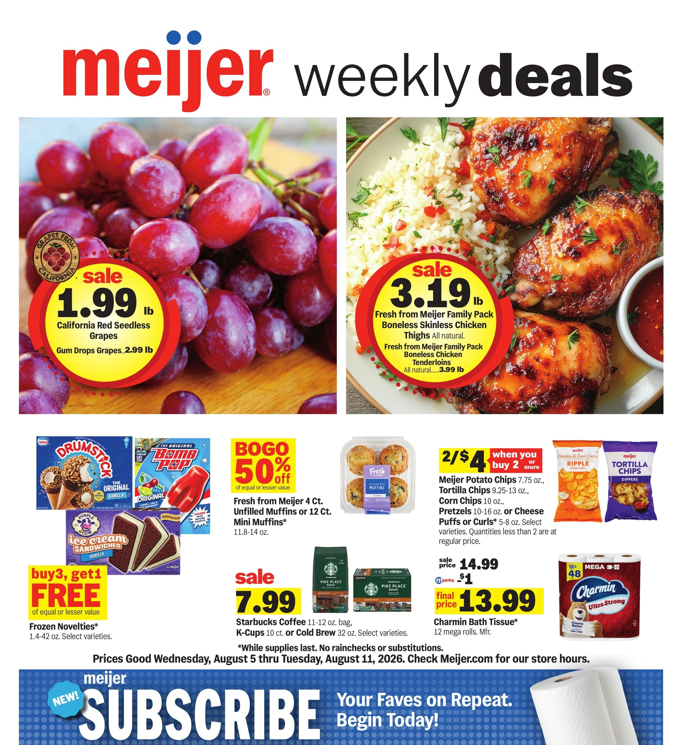 Meijer flyer page 1
