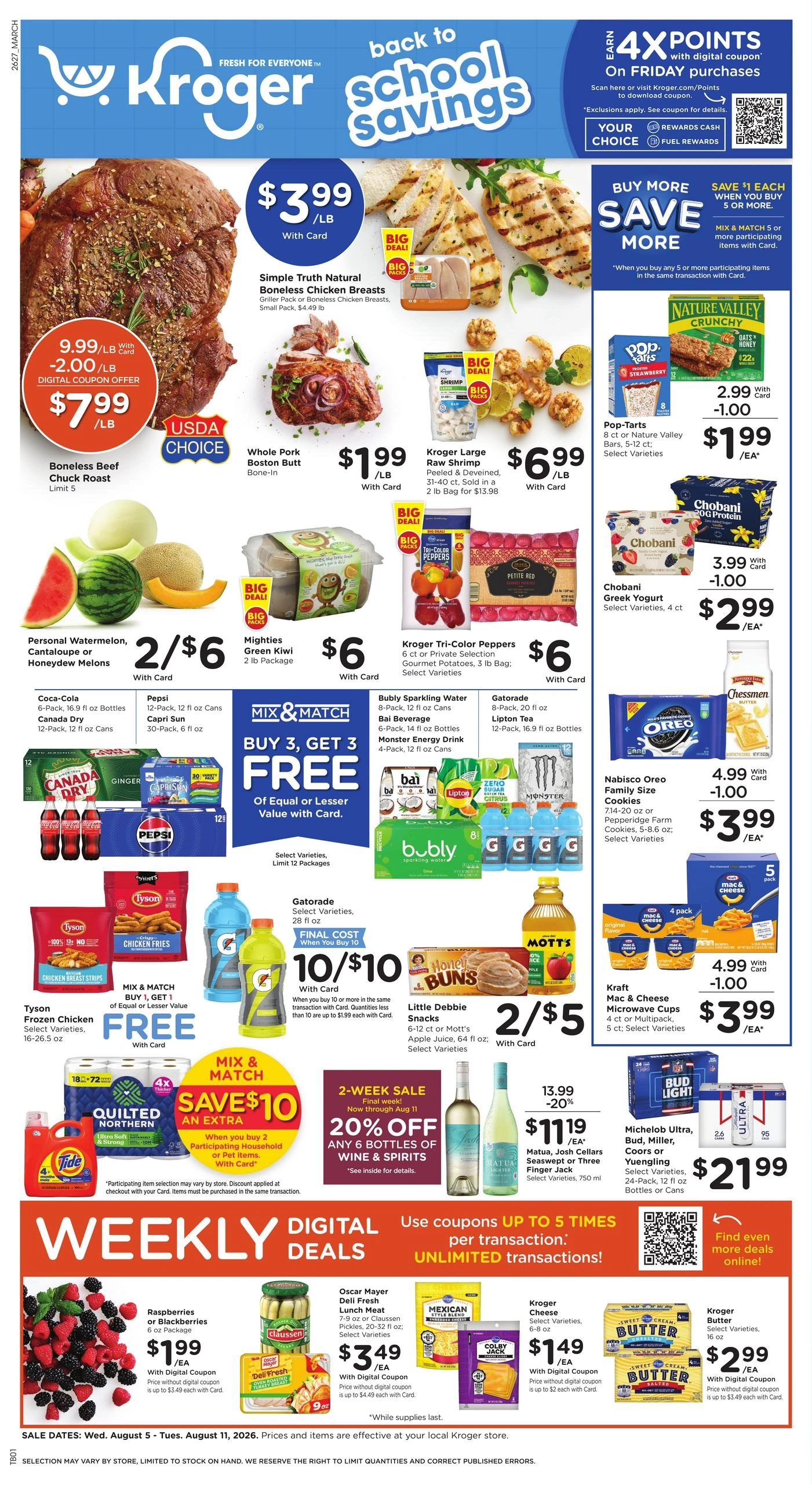 Kroger flyer page 1