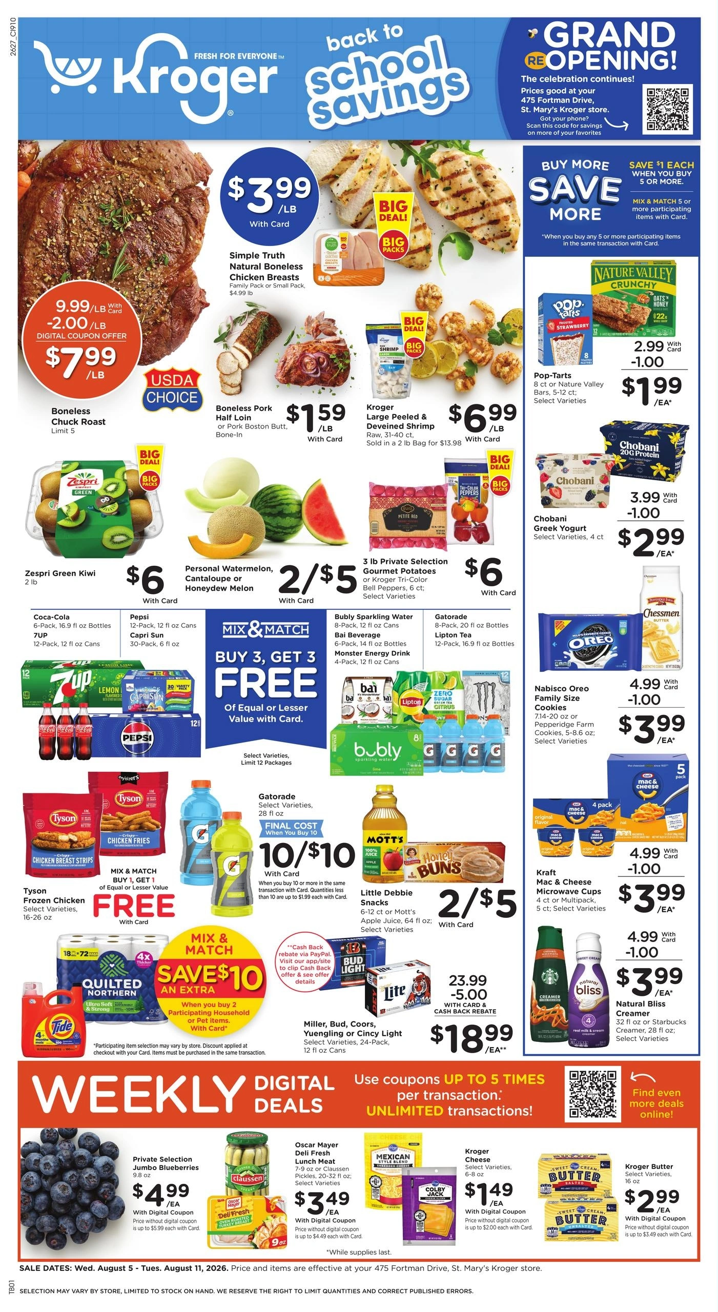 Kroger flyer page 1