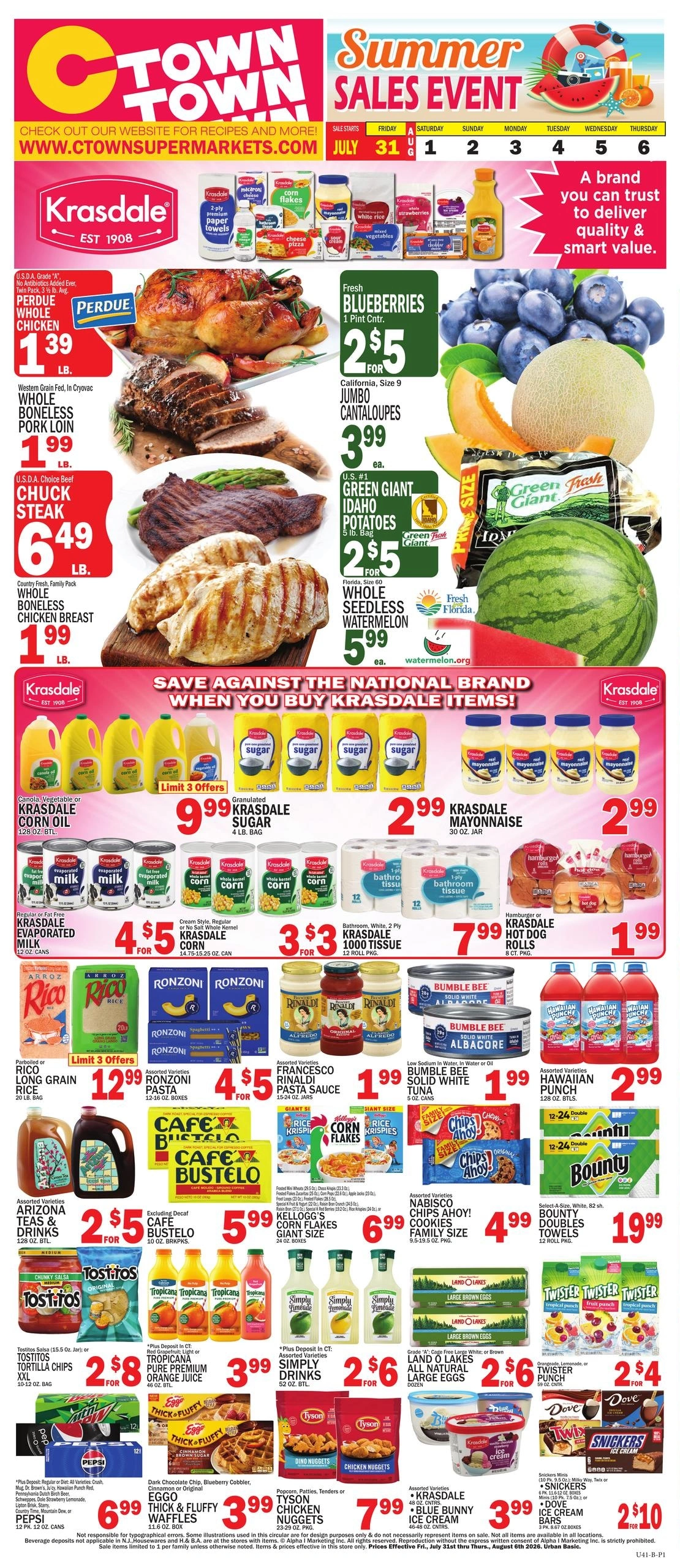 C Town flyer page 1