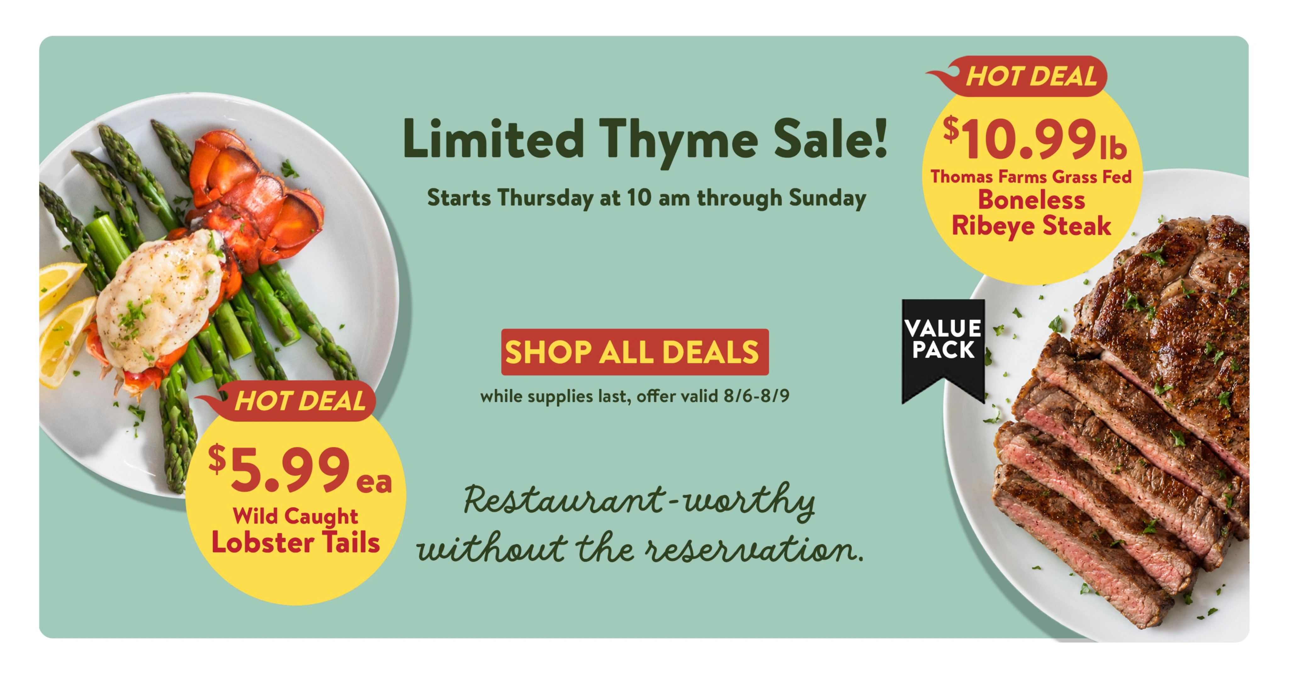 Fresh Thyme Market flyer page 1