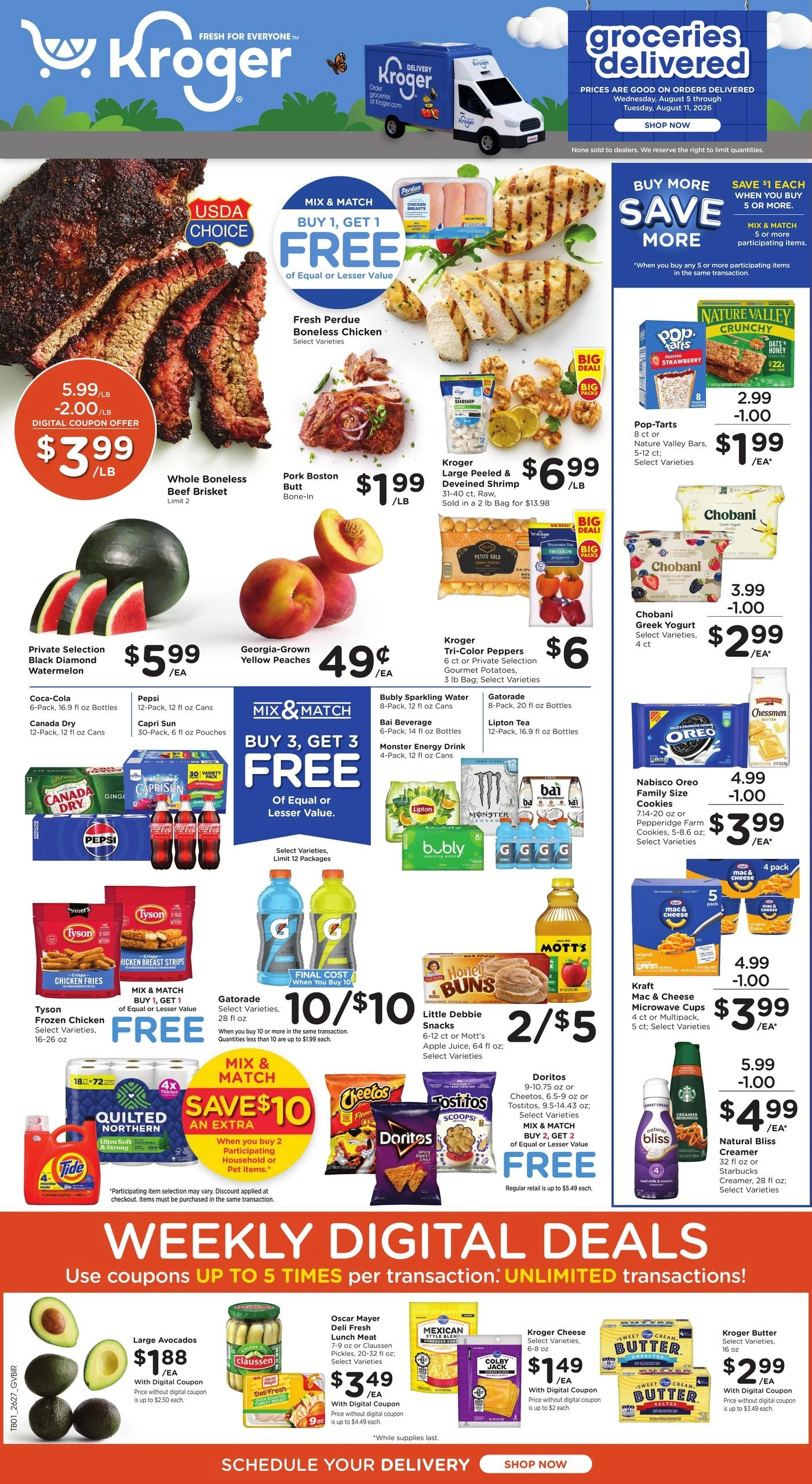 Kroger flyer page 1