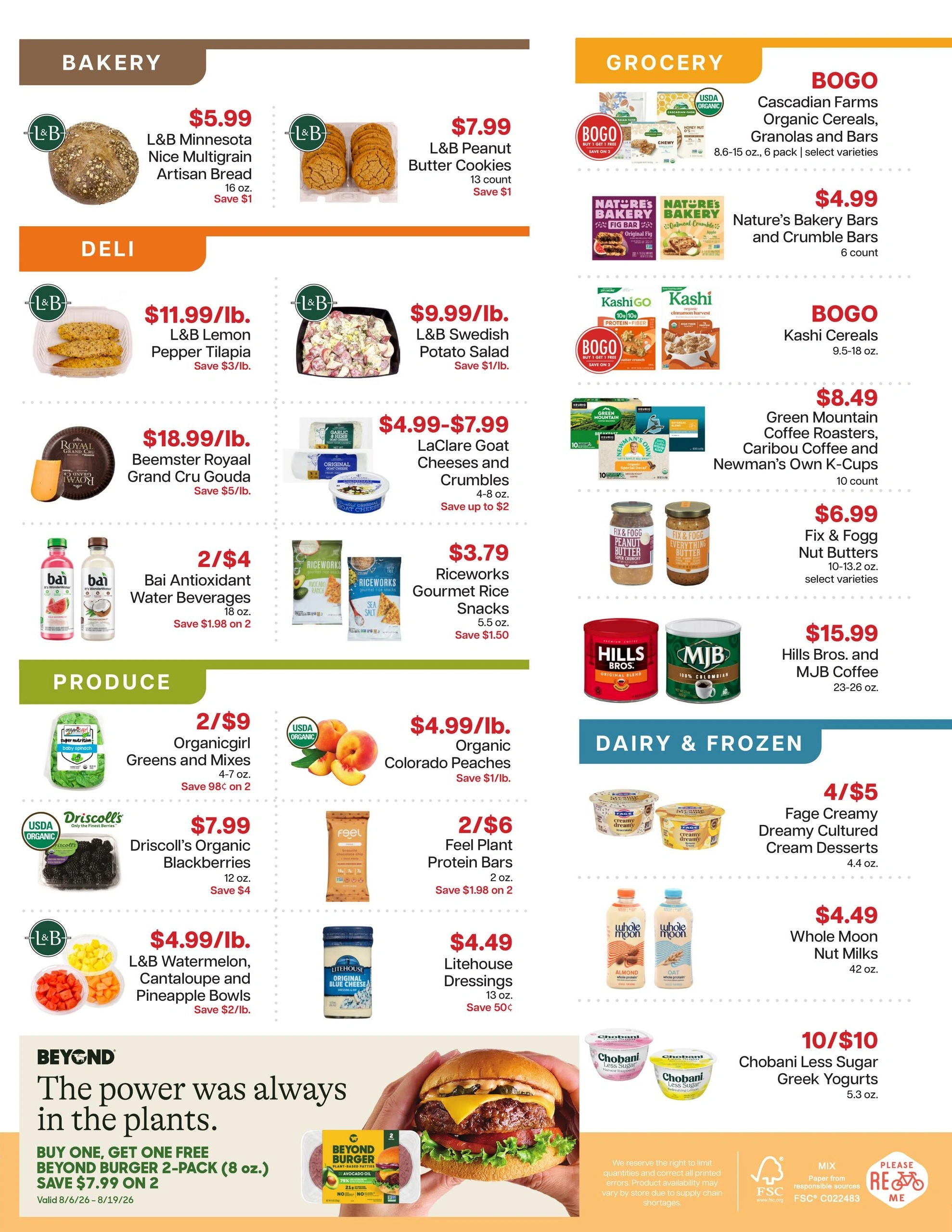 Lunds & Byerlys flyer page 2