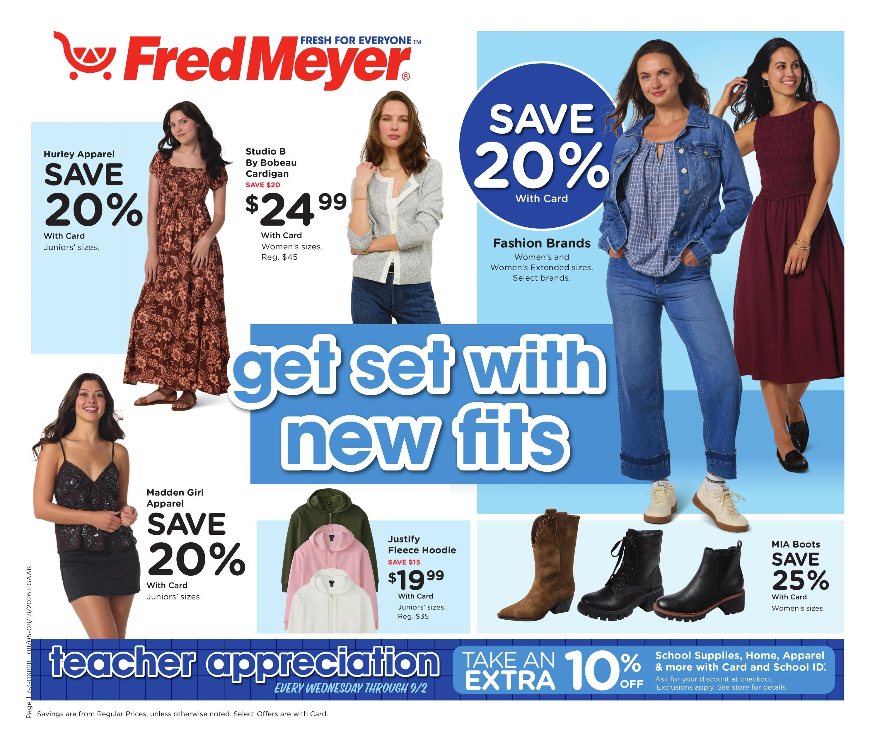 Fred Meyer flyer page 1