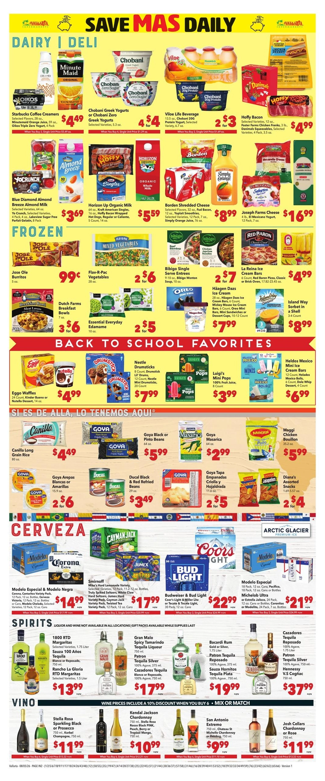 Vallarta Supermarkets flyer page 6