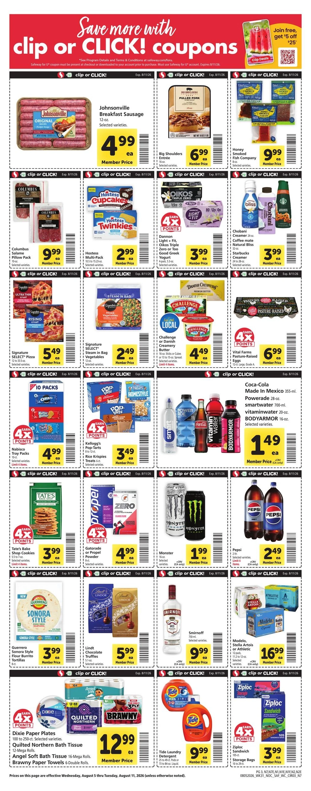 Safeway flyer page 3