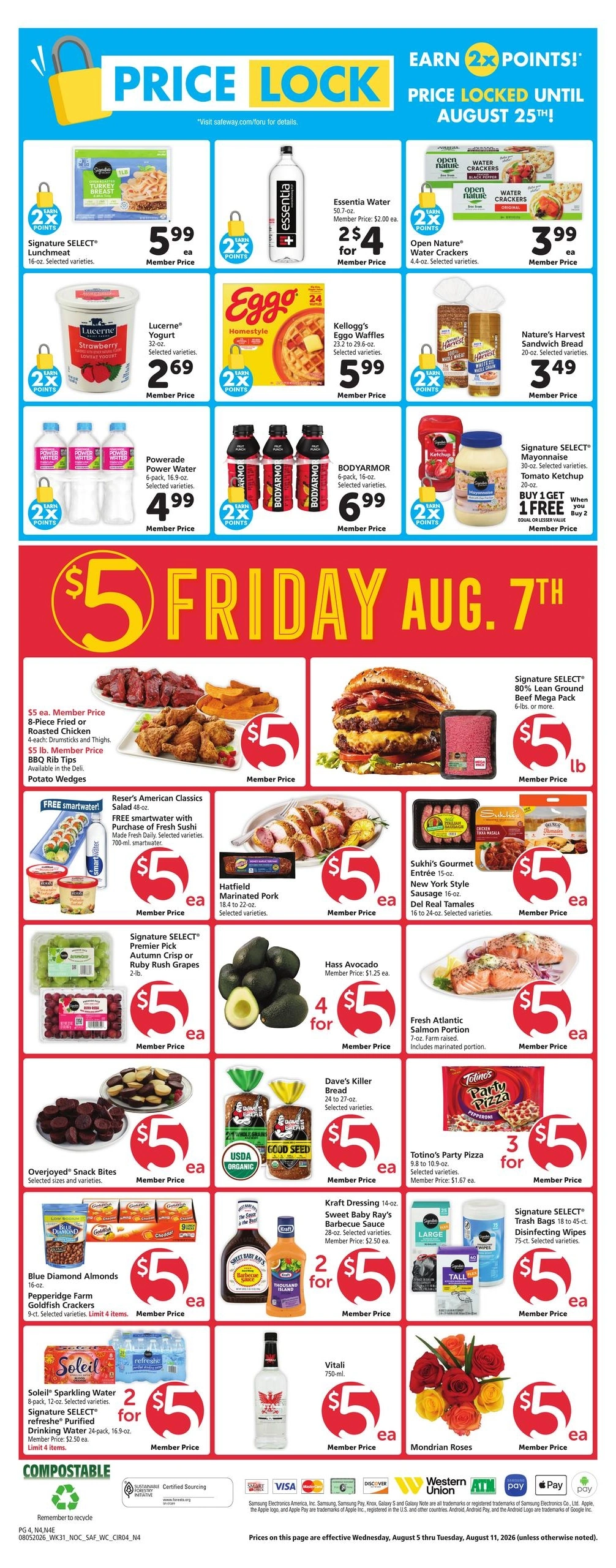 Safeway flyer page 4