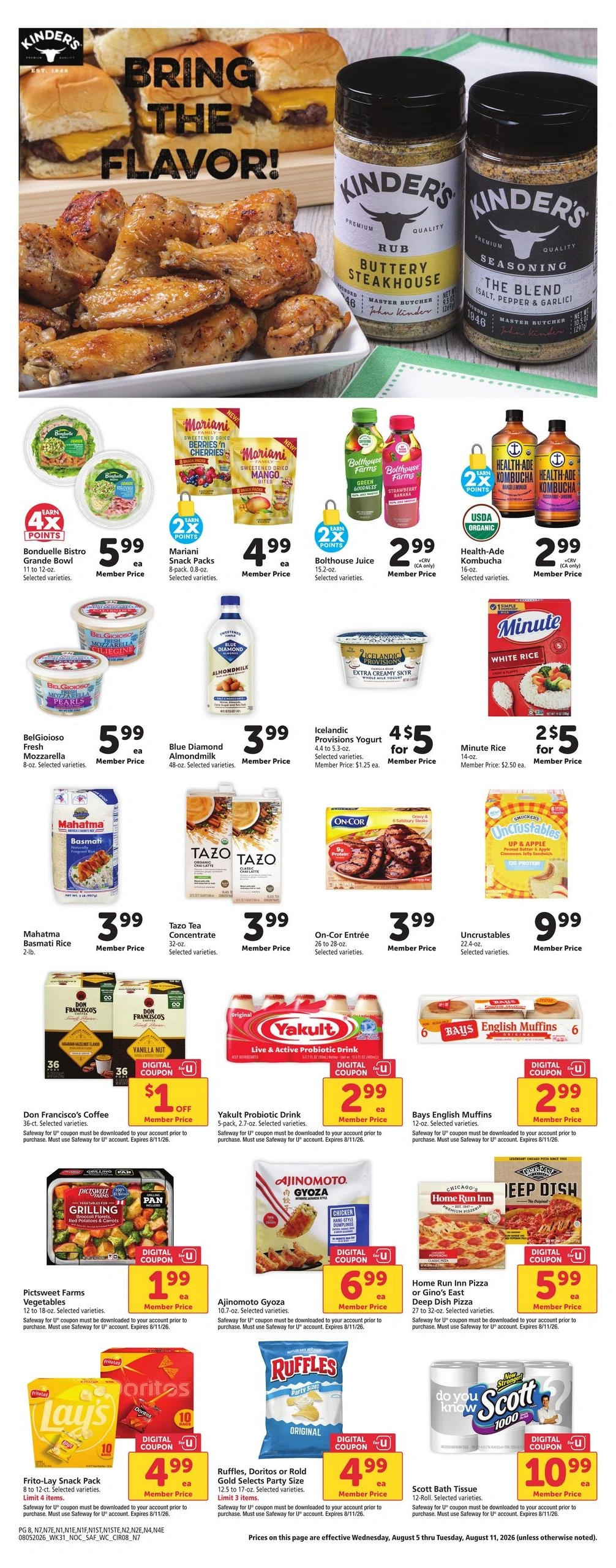 Safeway flyer page 8