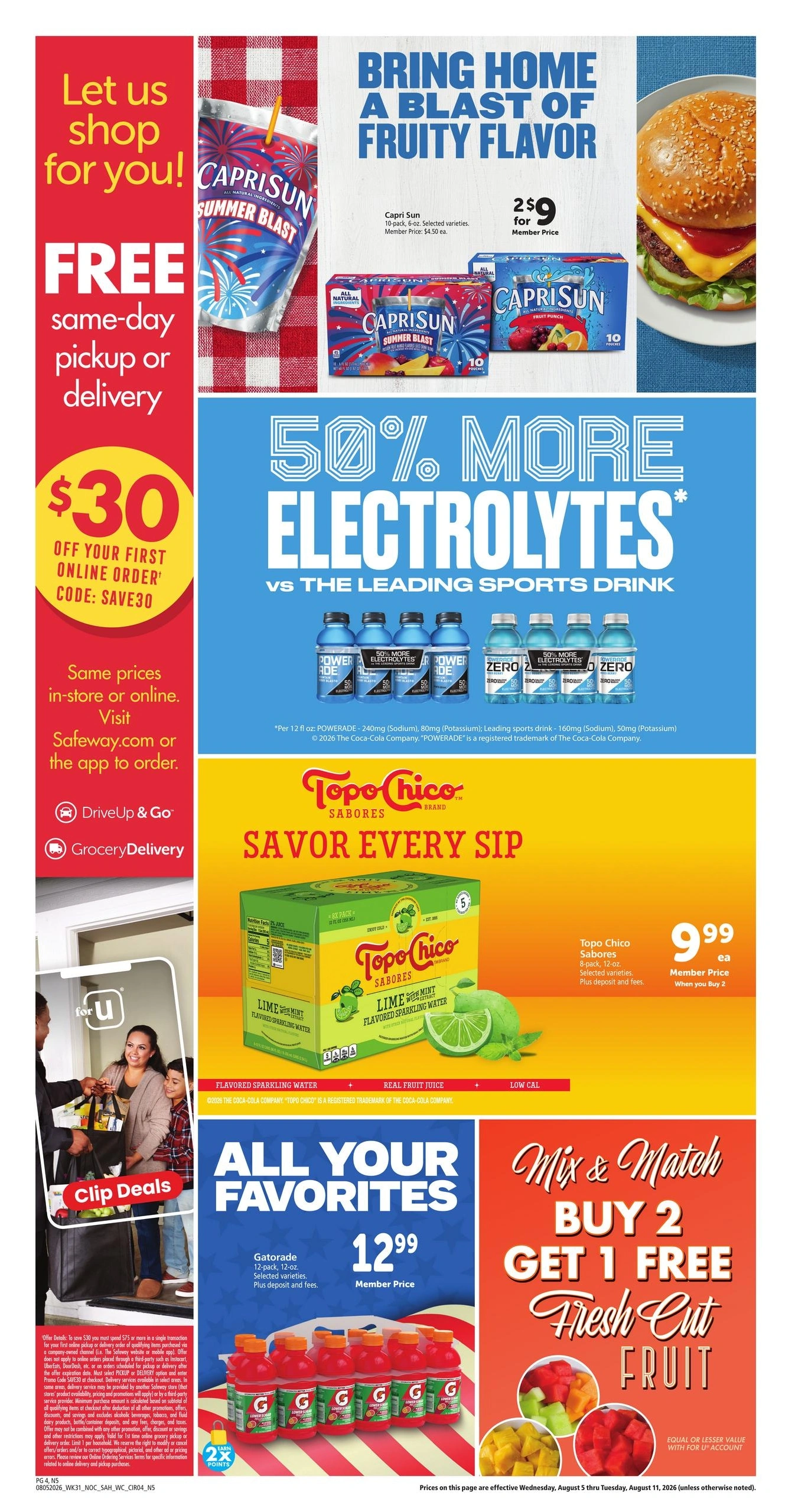 Safeway flyer page 4