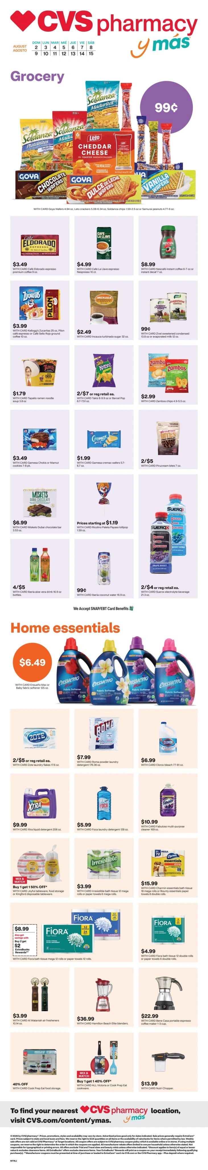 CVS Pharmacy flyer page 1