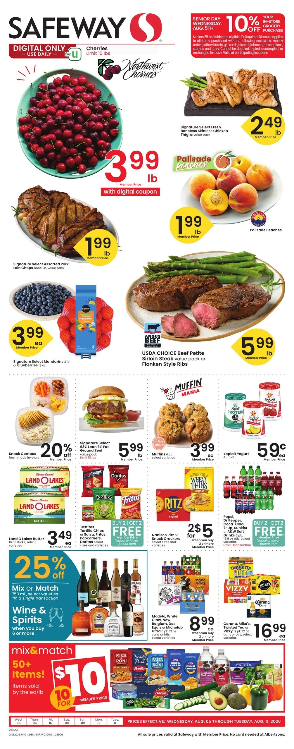 Safeway flyer page 1