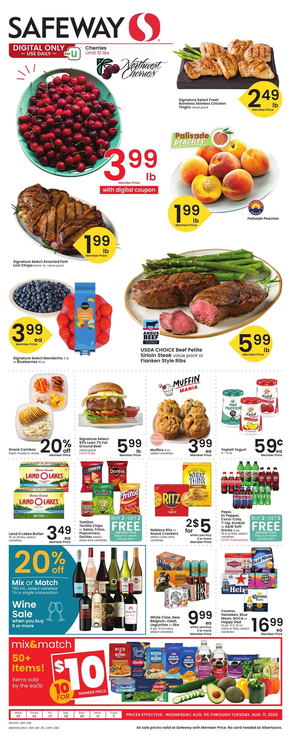 Safeway flyer page 1
