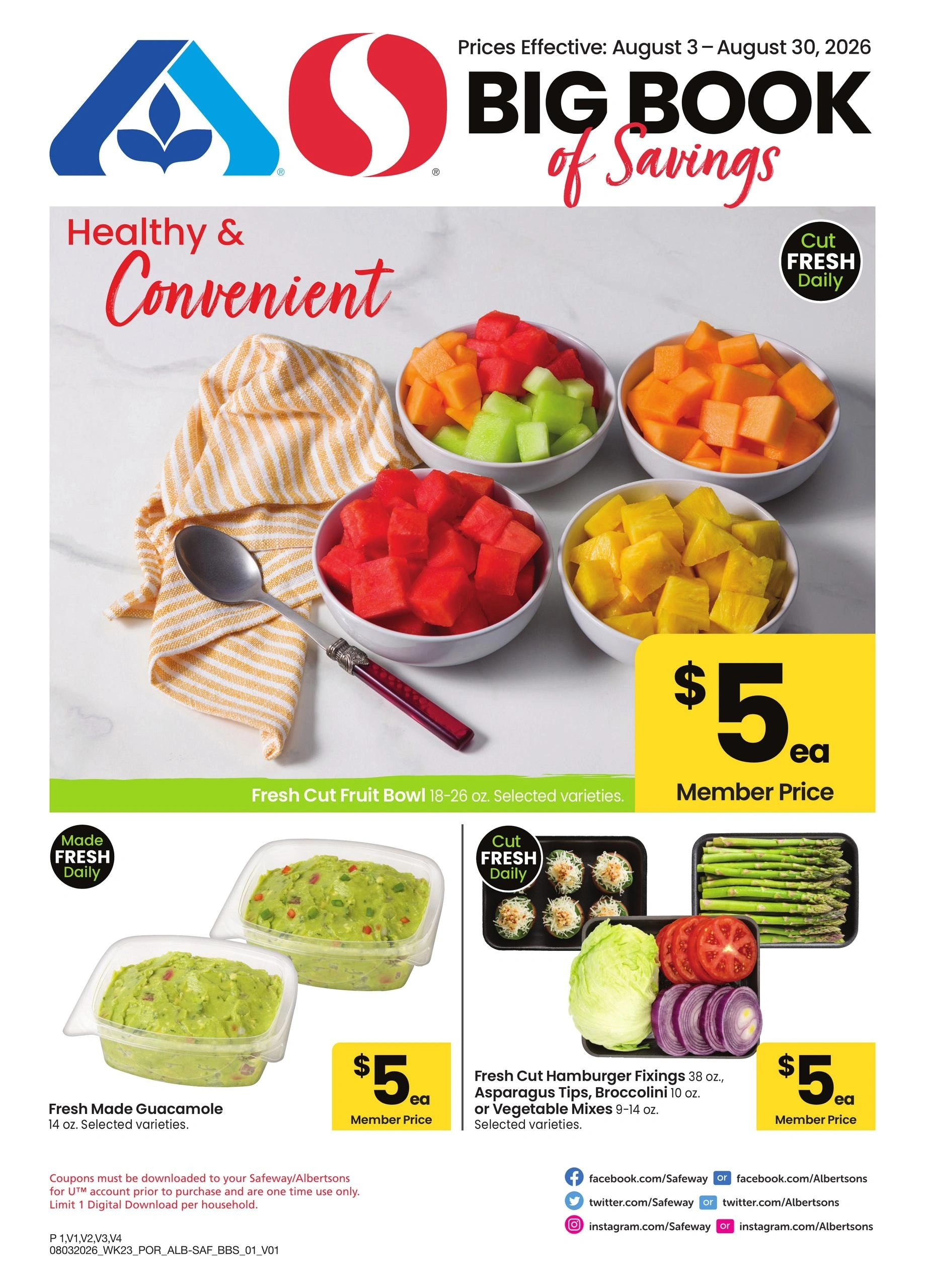 Albertsons flyer page 1
