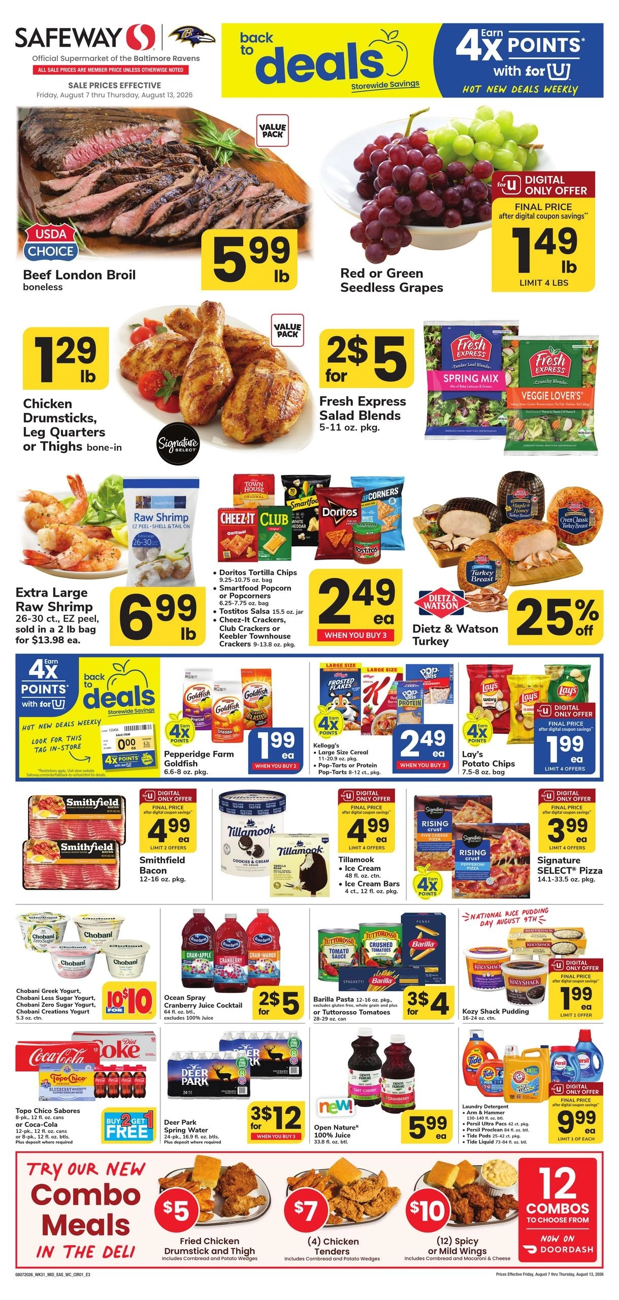 Safeway flyer page 1