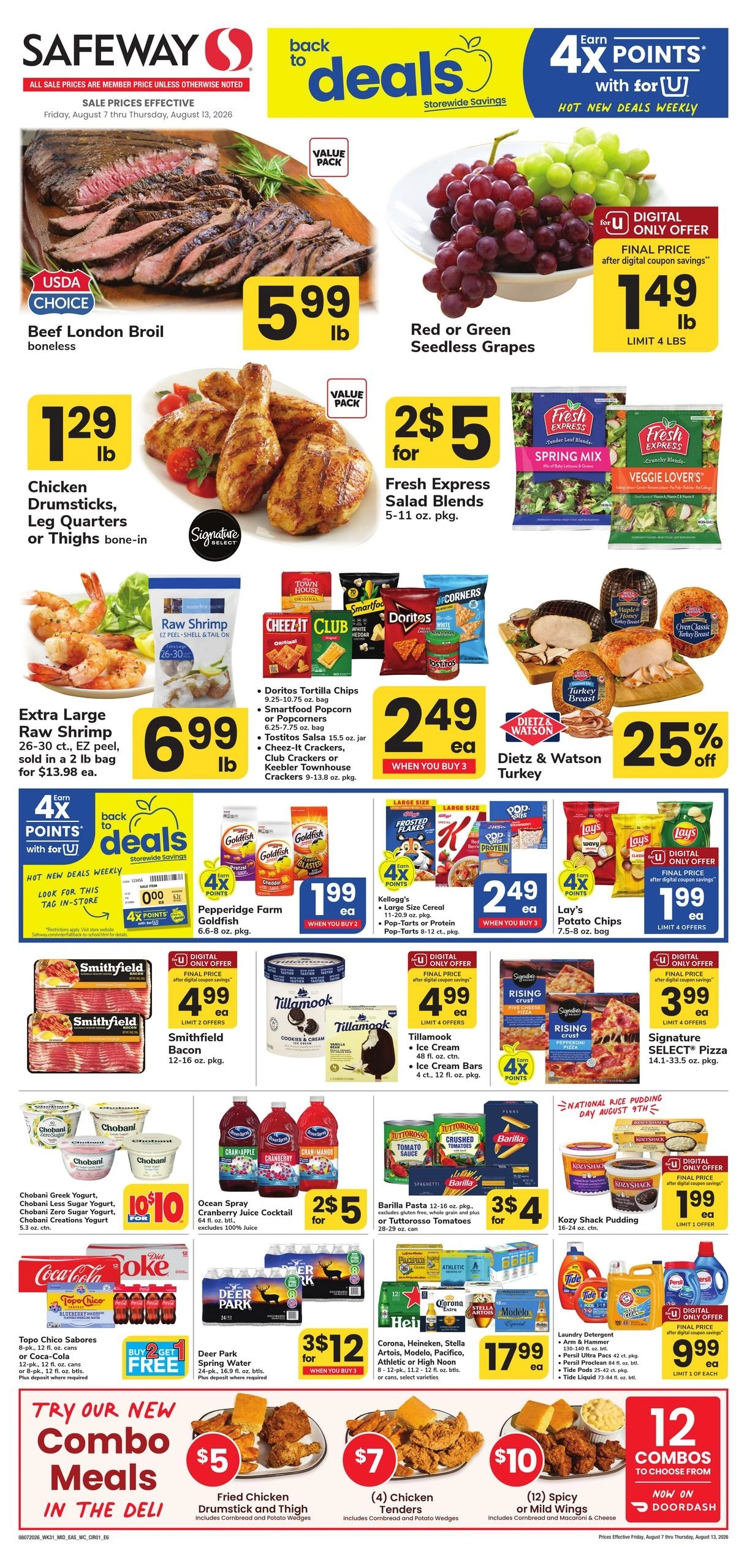 Safeway flyer page 1