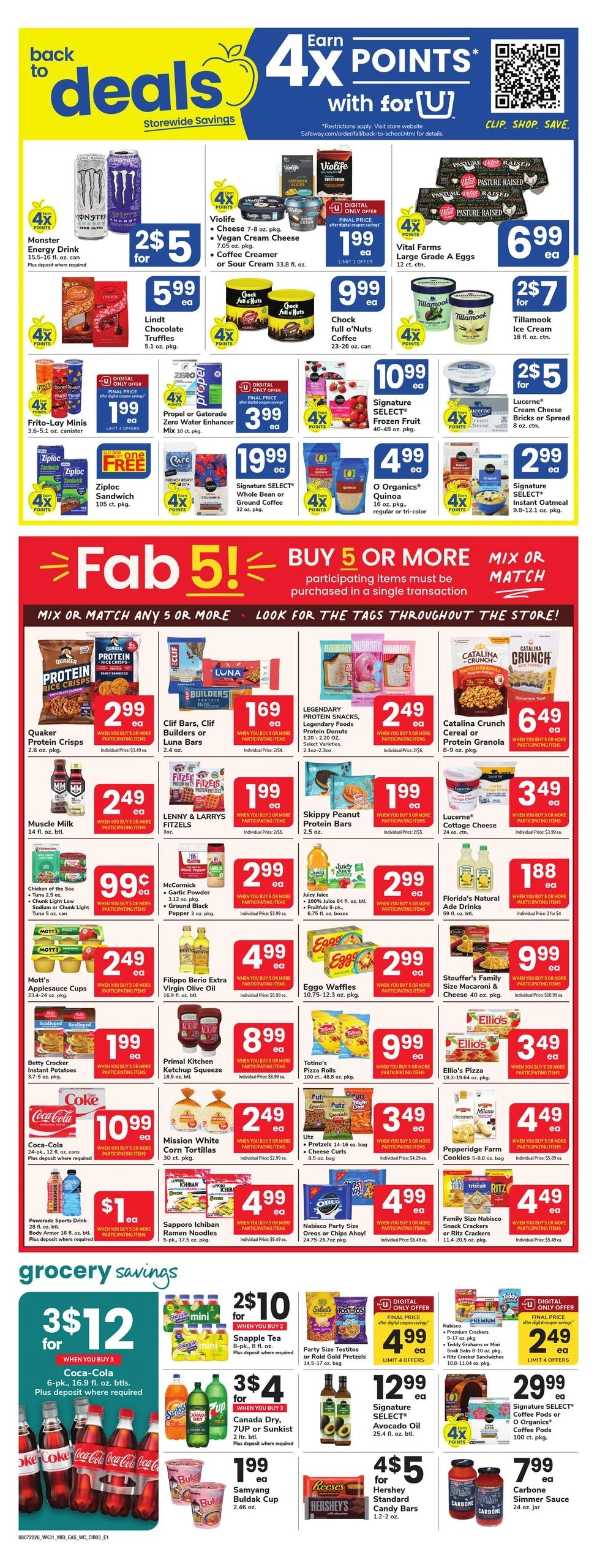 Safeway flyer page 3