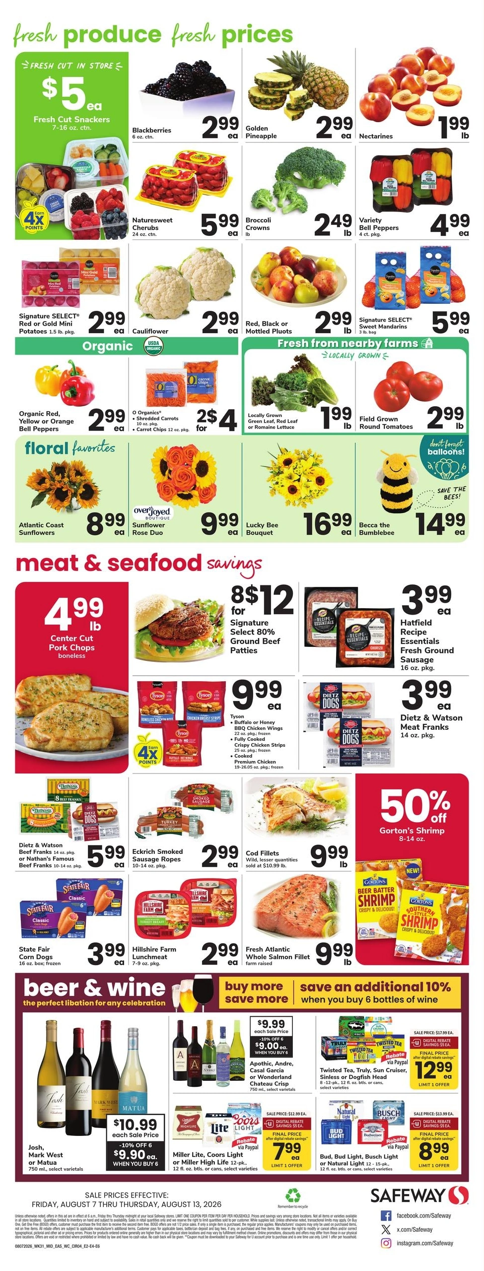 Safeway flyer page 4