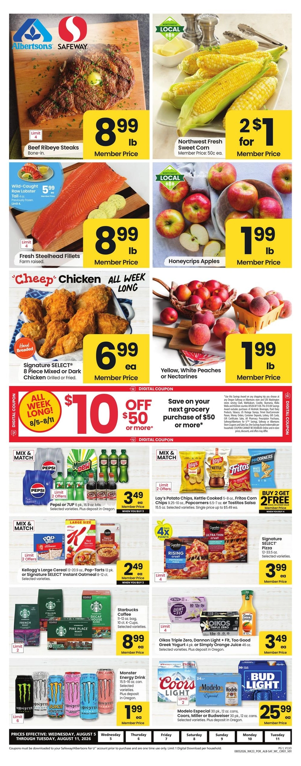Safeway flyer page 4