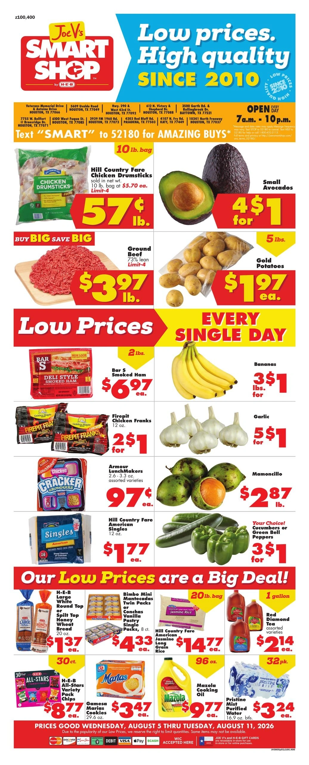 Joe V's Smart Shop flyer page 1