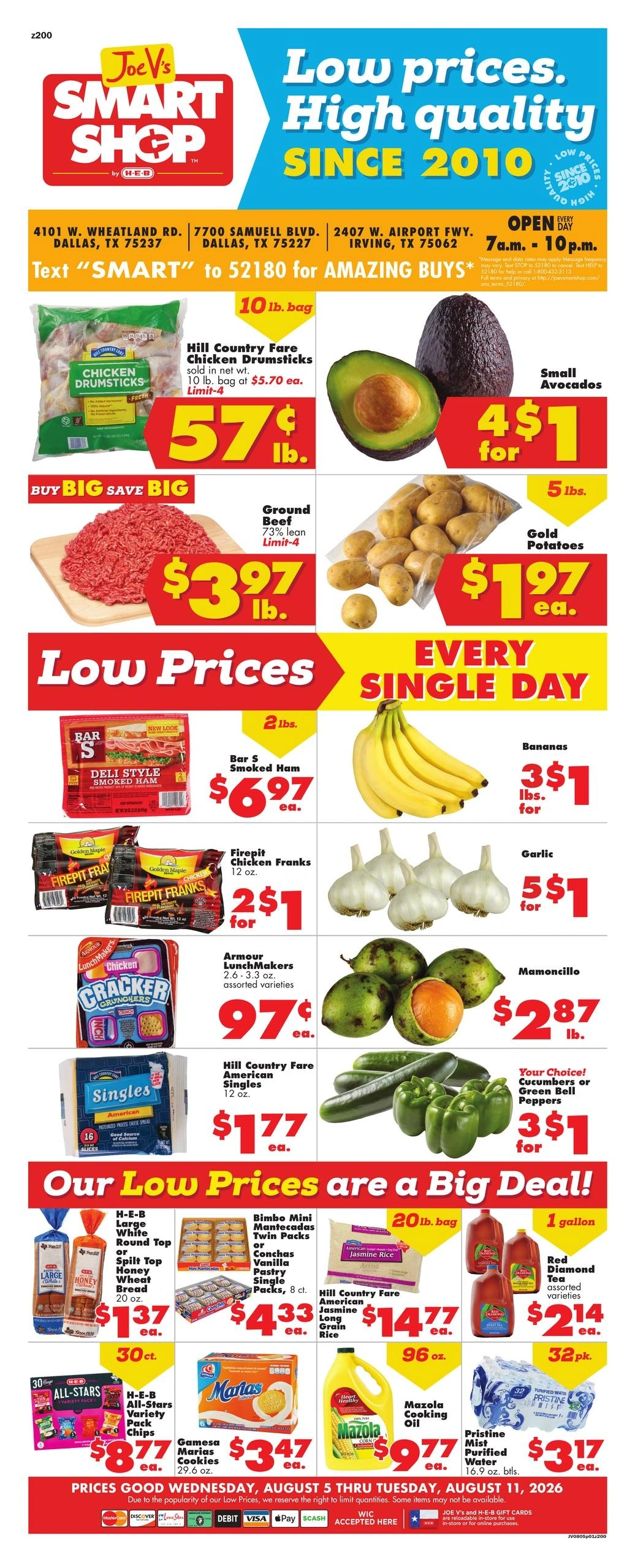 Joe V's Smart Shop flyer page 1