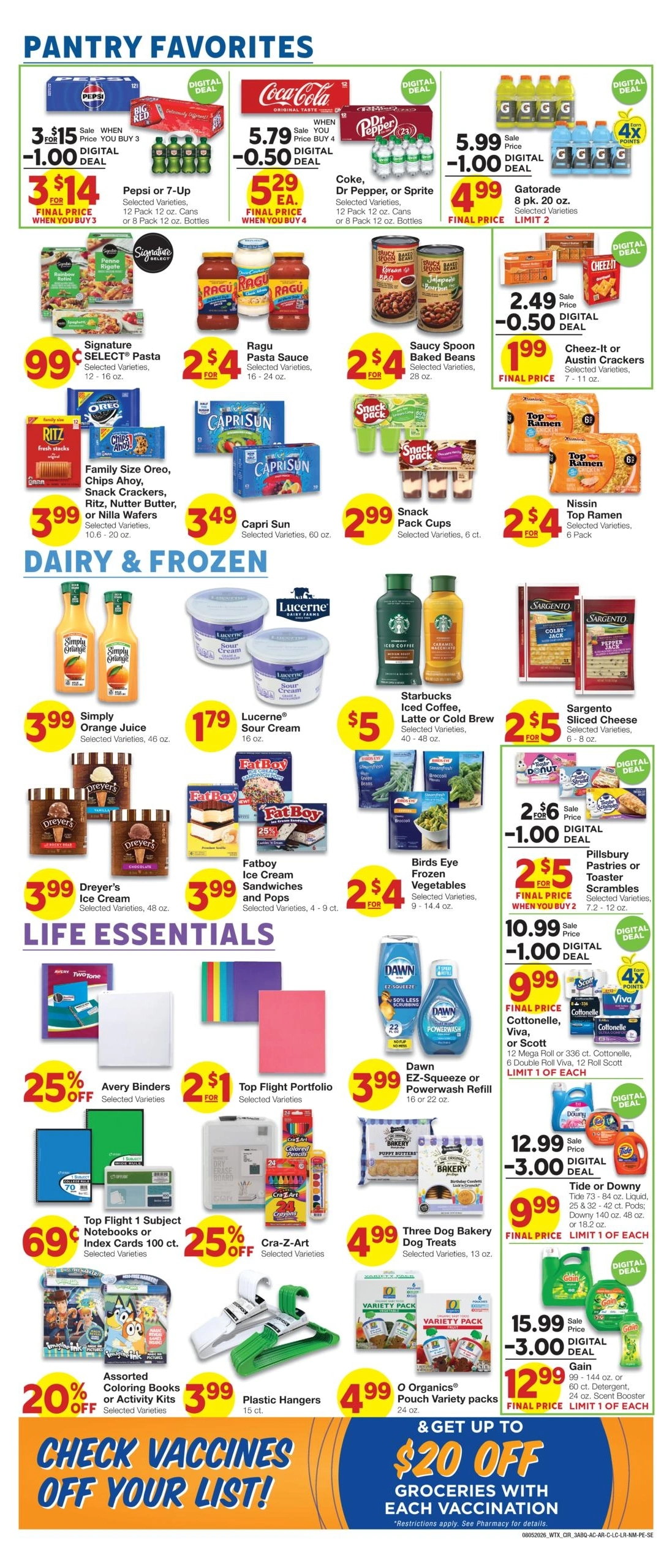Albertsons Market flyer page 3