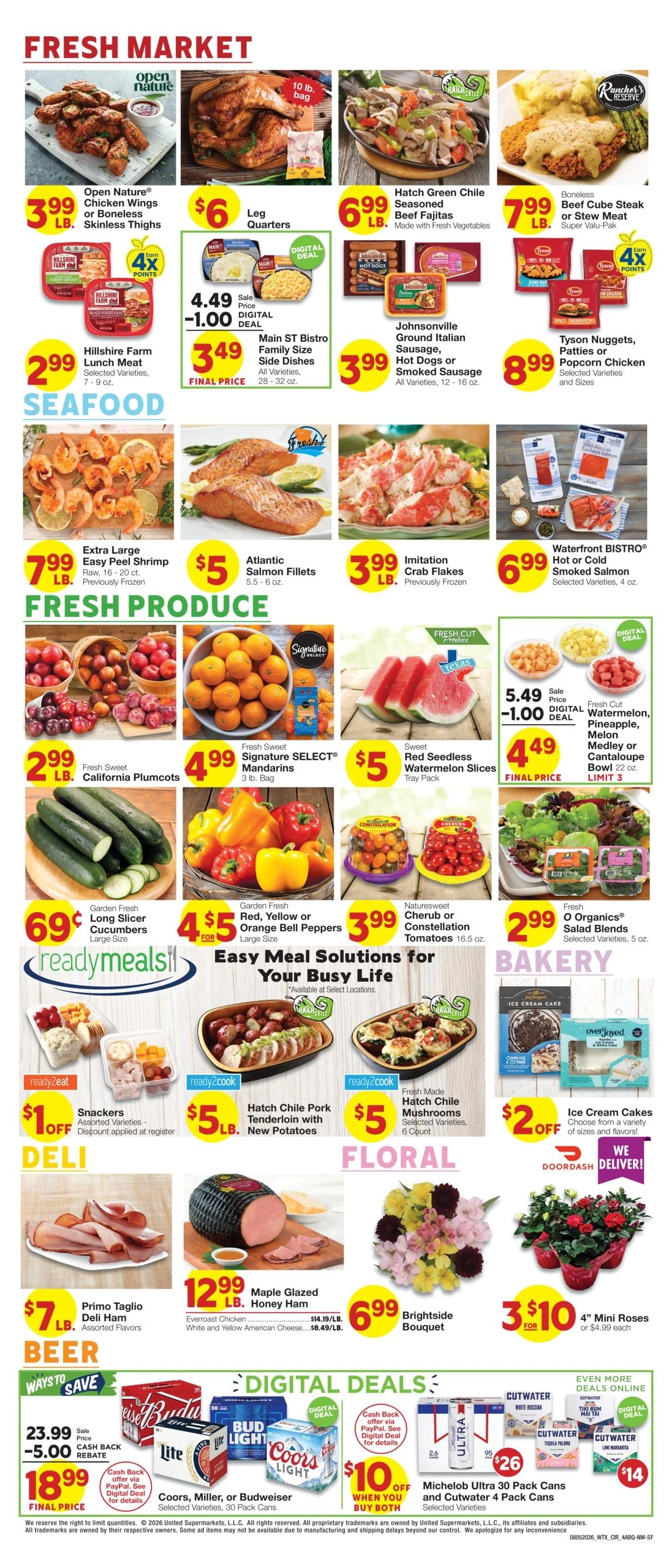 Albertsons Market flyer page 4