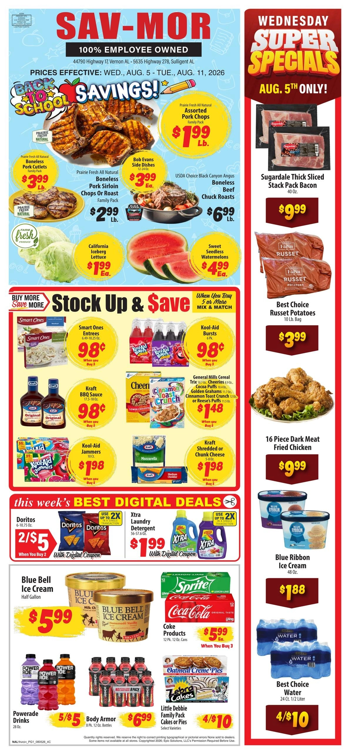 Sav-Mor flyer page 1