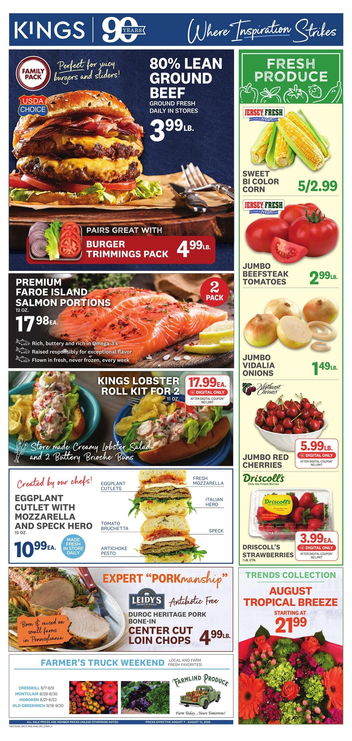 Kings Food Markets flyer page 1